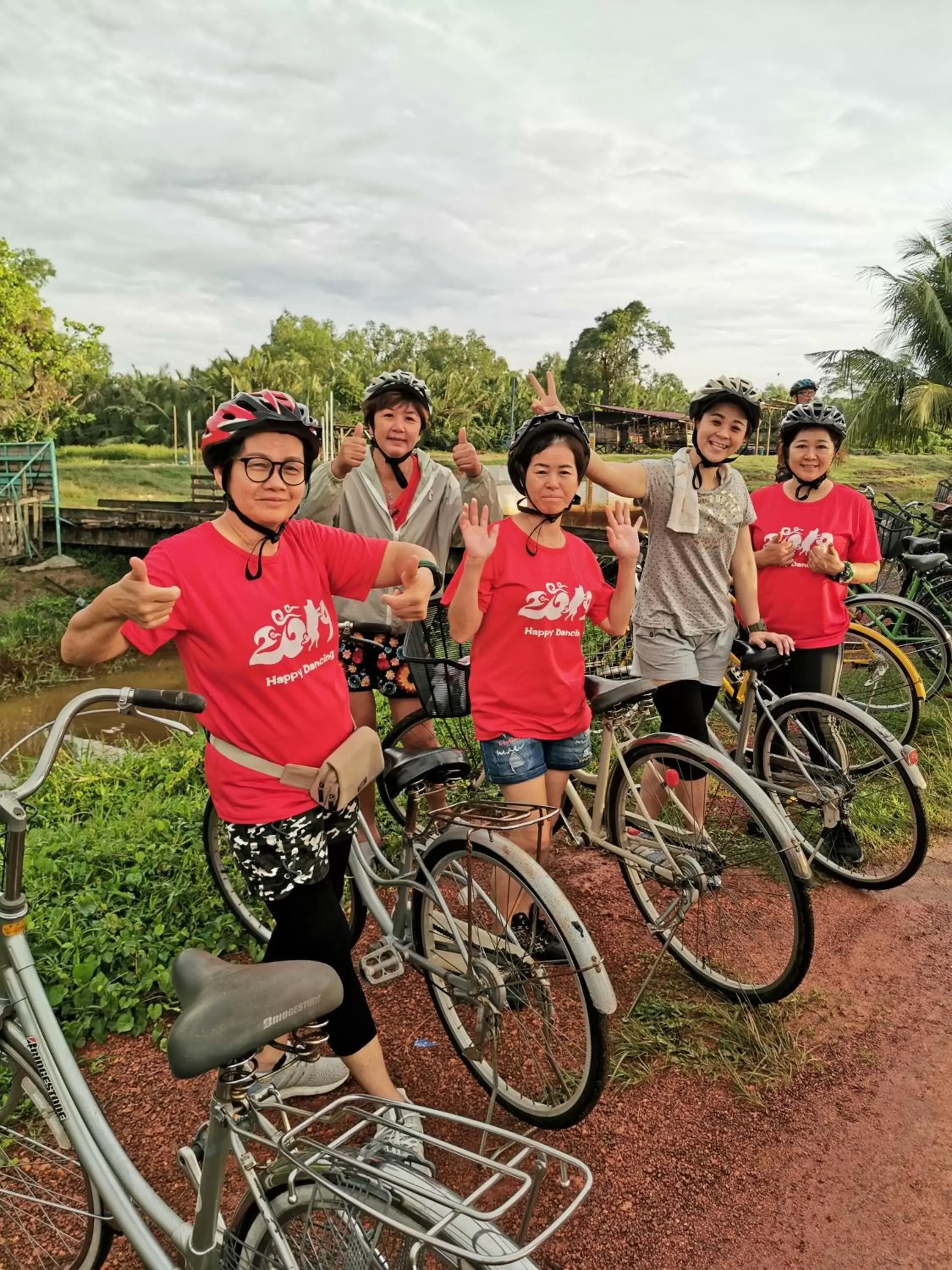 People, Biking in Sabak Awor Resort