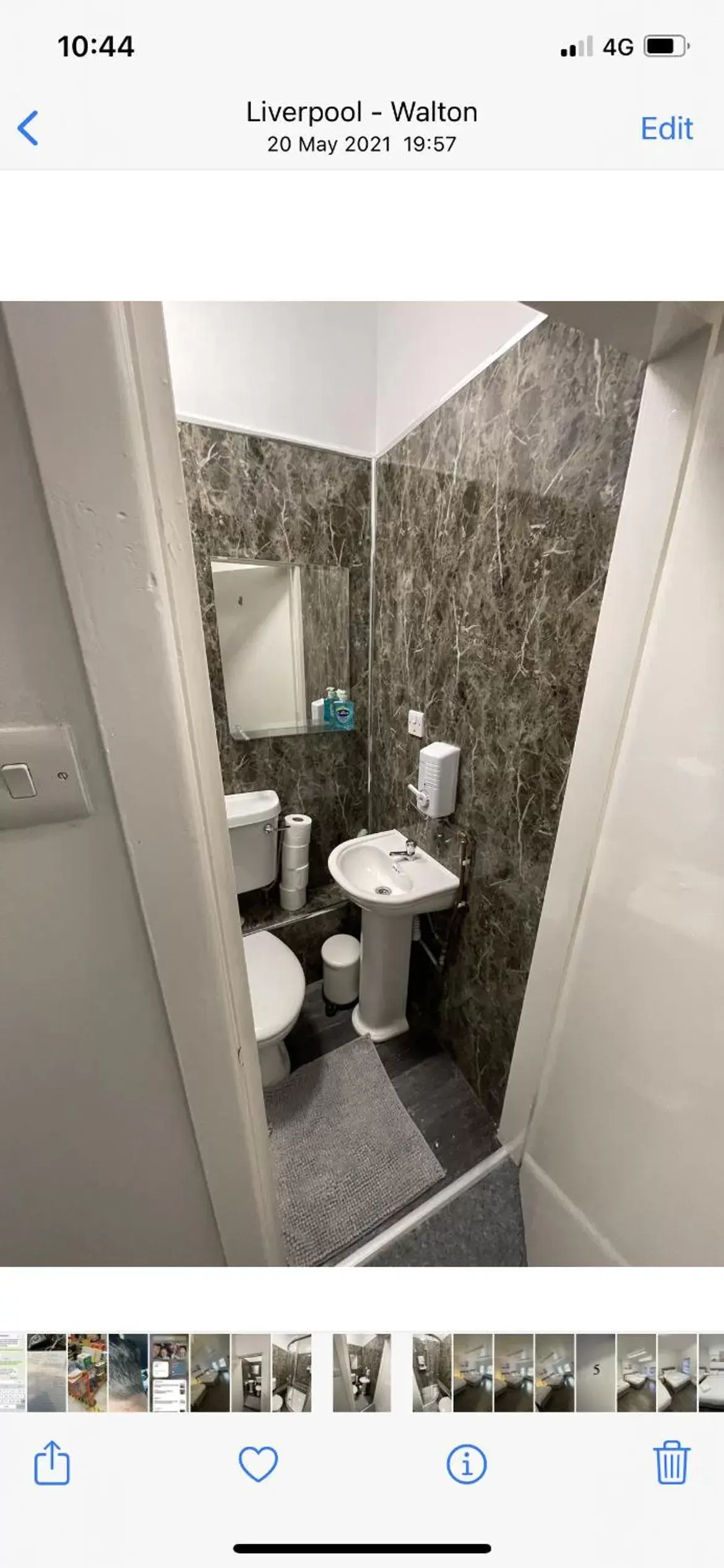 Bathroom in County road rooms