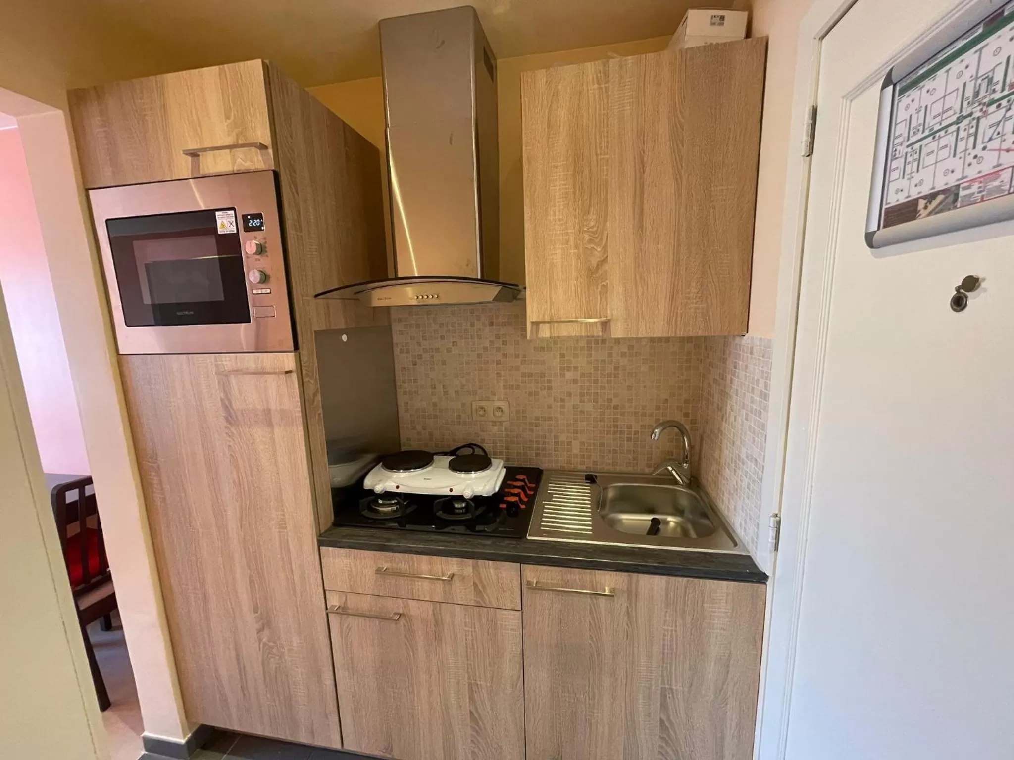 Kitchen or kitchenette in Residence la Fraisiere