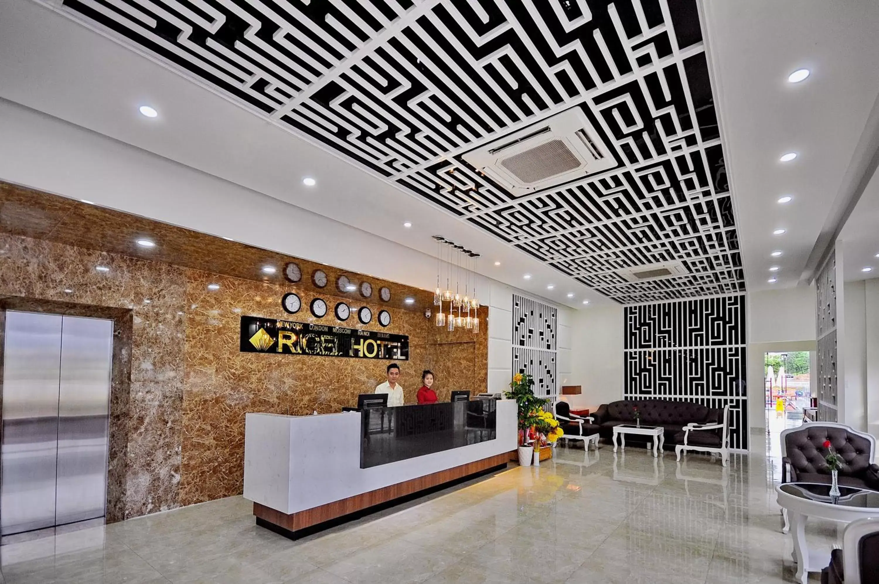 Property building, Lobby/Reception in Rigel Hotel