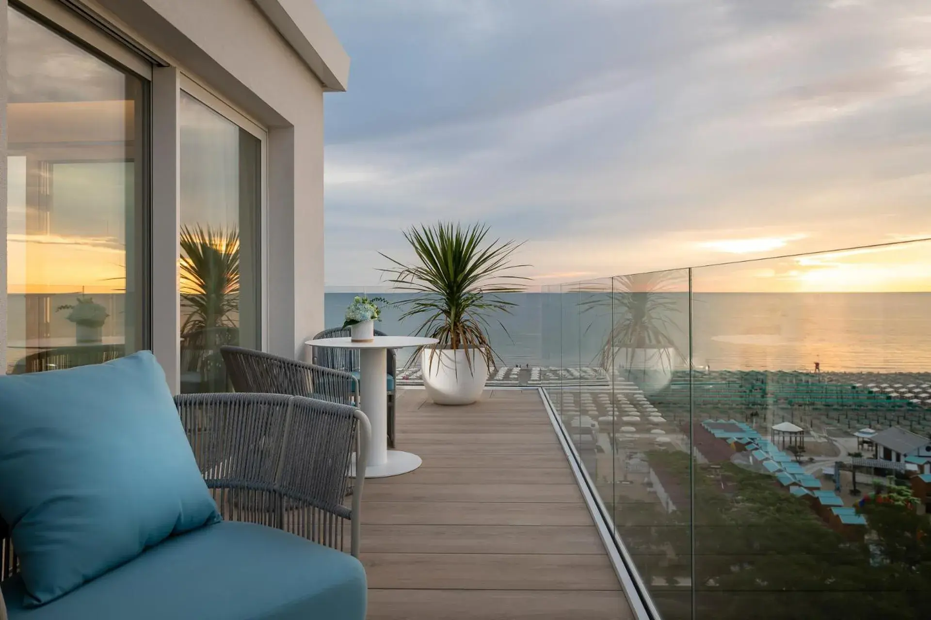 Balcony/Terrace in Hotel Atlantic