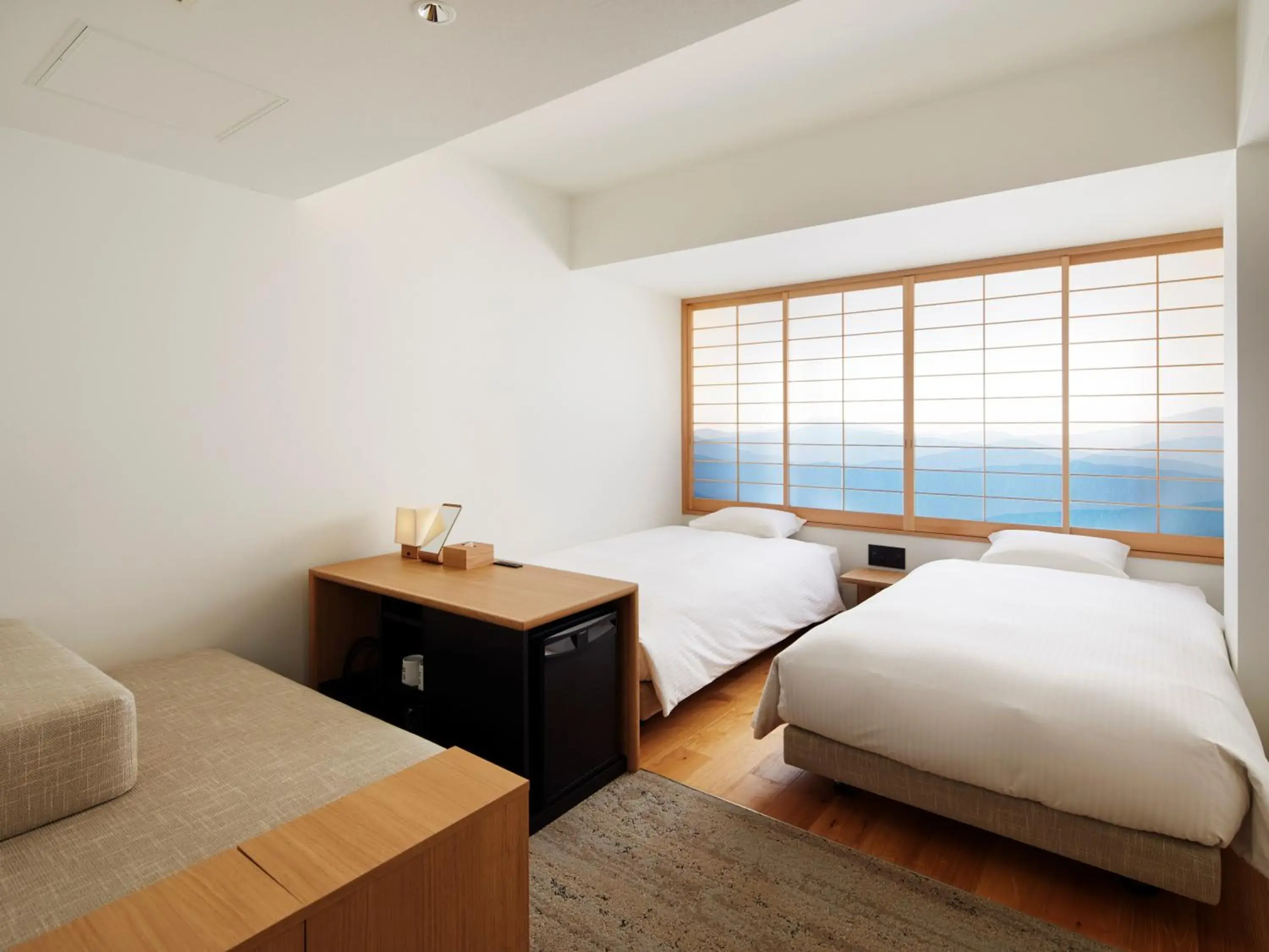 Photo of the whole room, Bed in hotel androoms Kyoto Shichijo