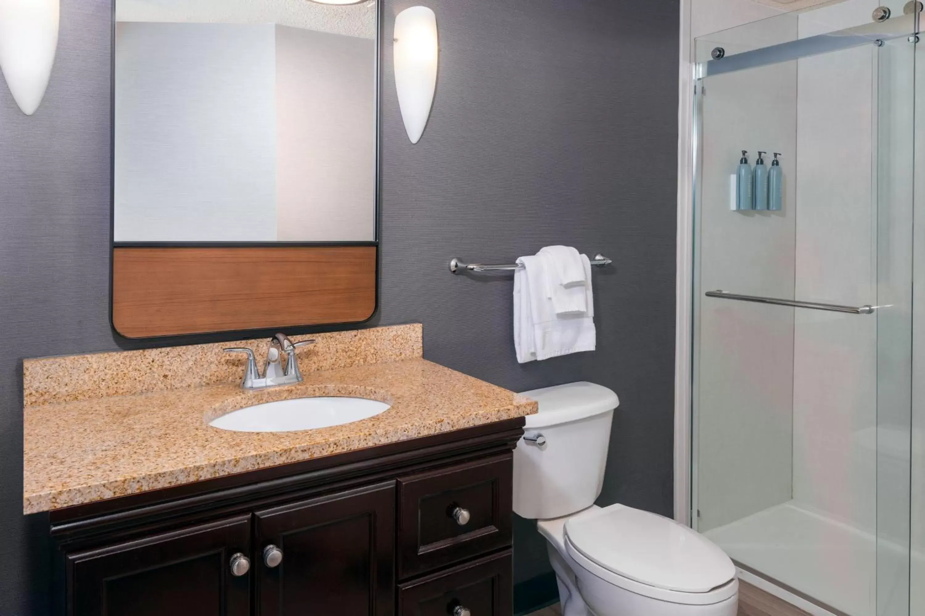 Bathroom in Courtyard by Marriott Sarasota at University Town Center