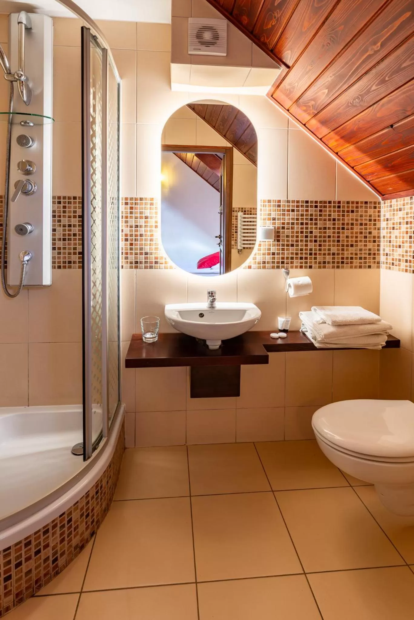 Toilet in Hotel Beskid