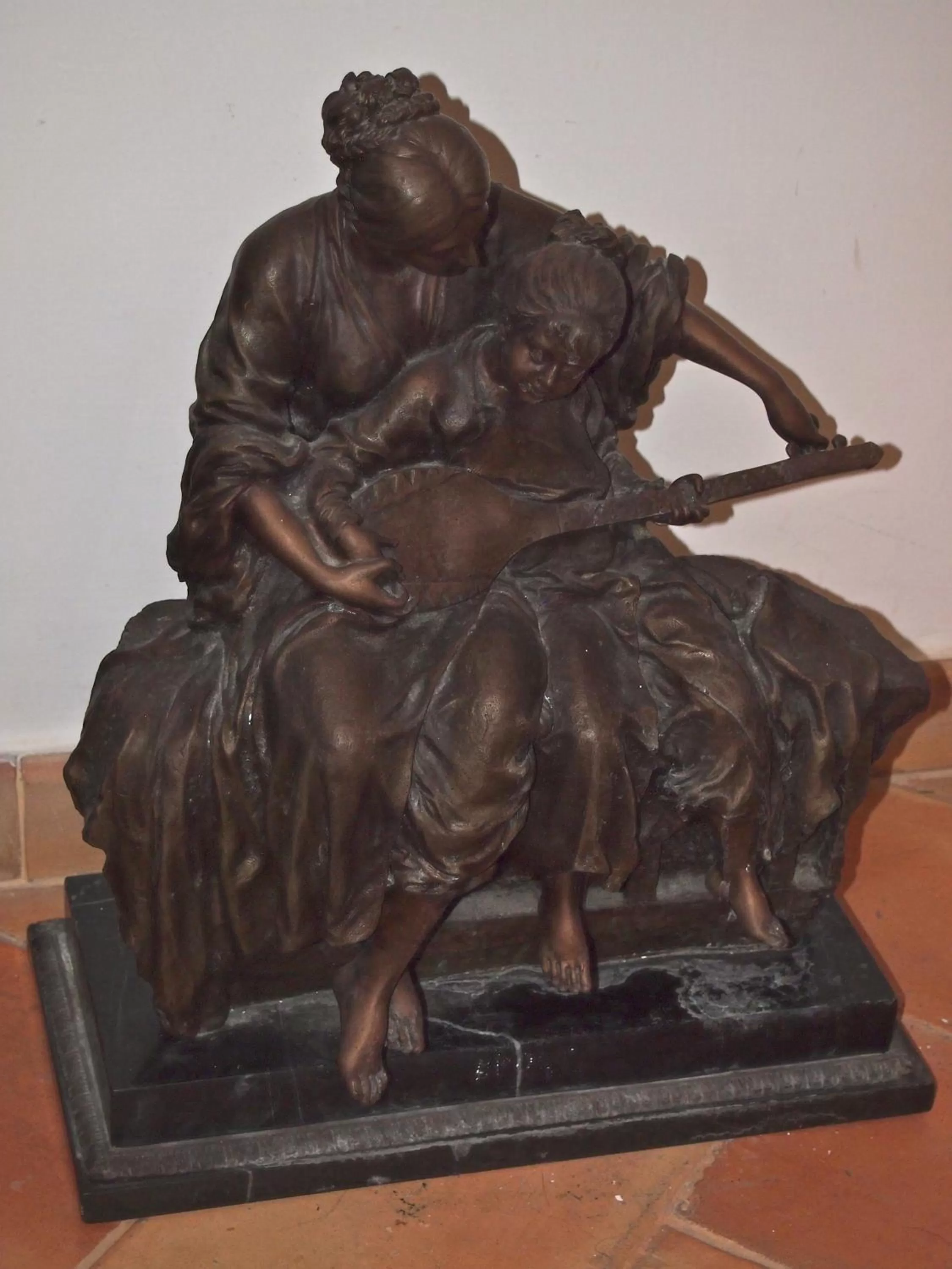 Decorative detail in Villa Lieta