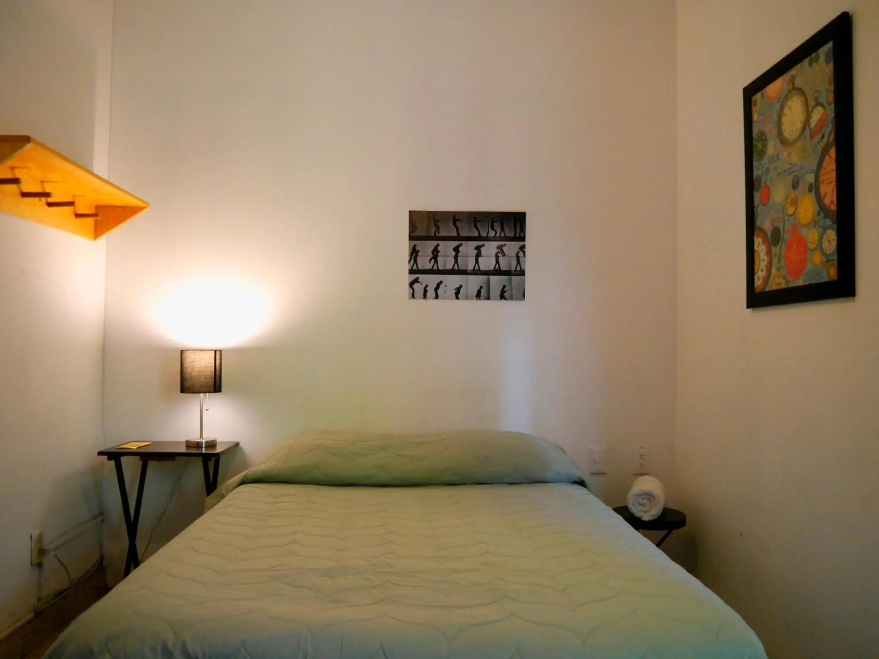 Decorative detail, Bed in Hostel Hospedarte Chapultepec