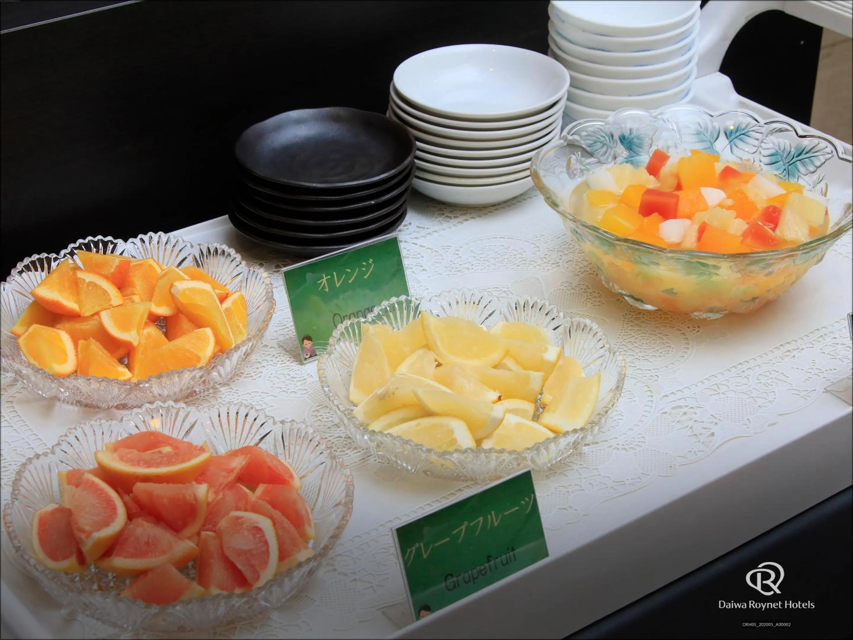 Buffet breakfast in Daiwa Roynet Hotel Kyoto-Hachijoguchi