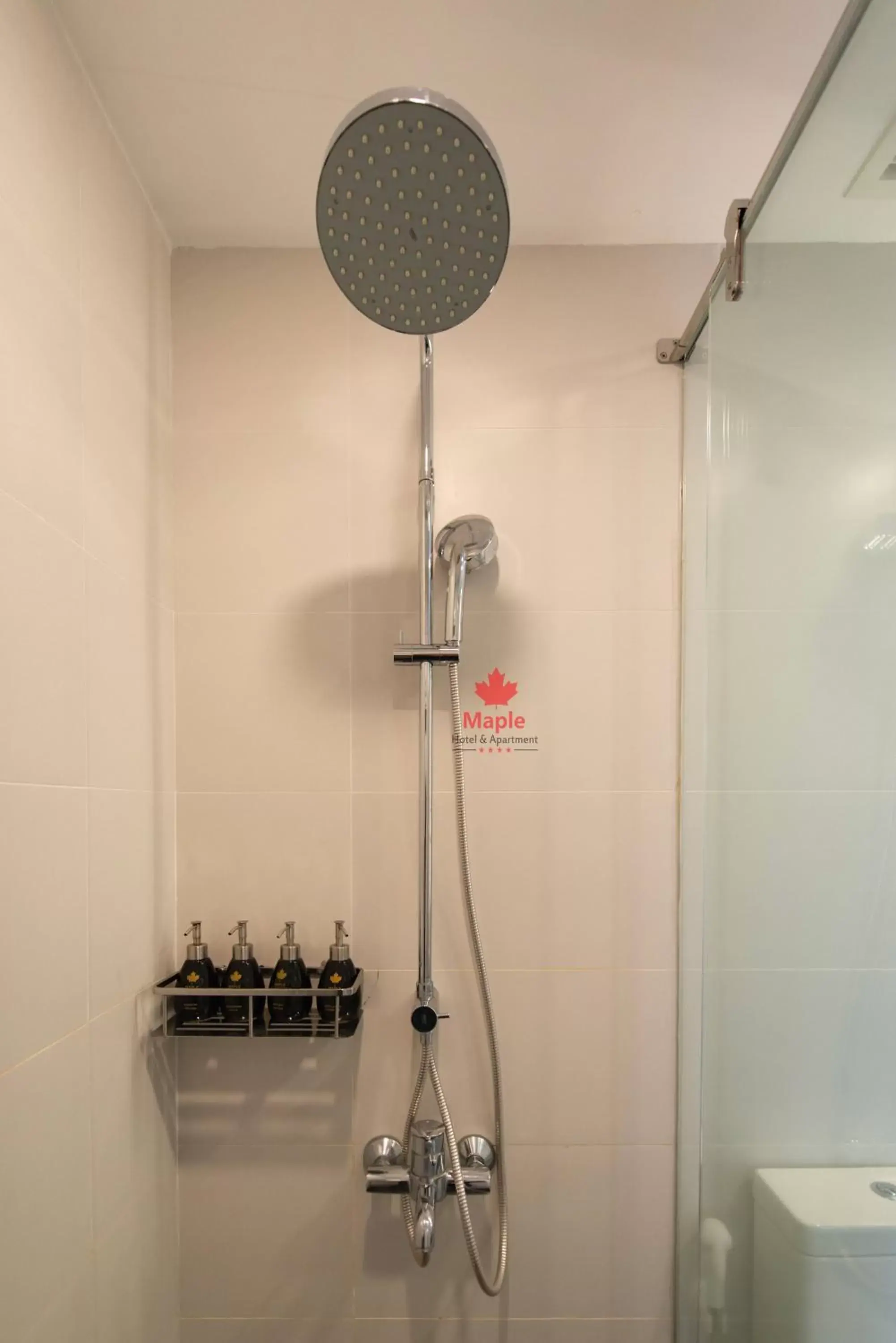 Shower, Bathroom in Maple Hotel & Apartment