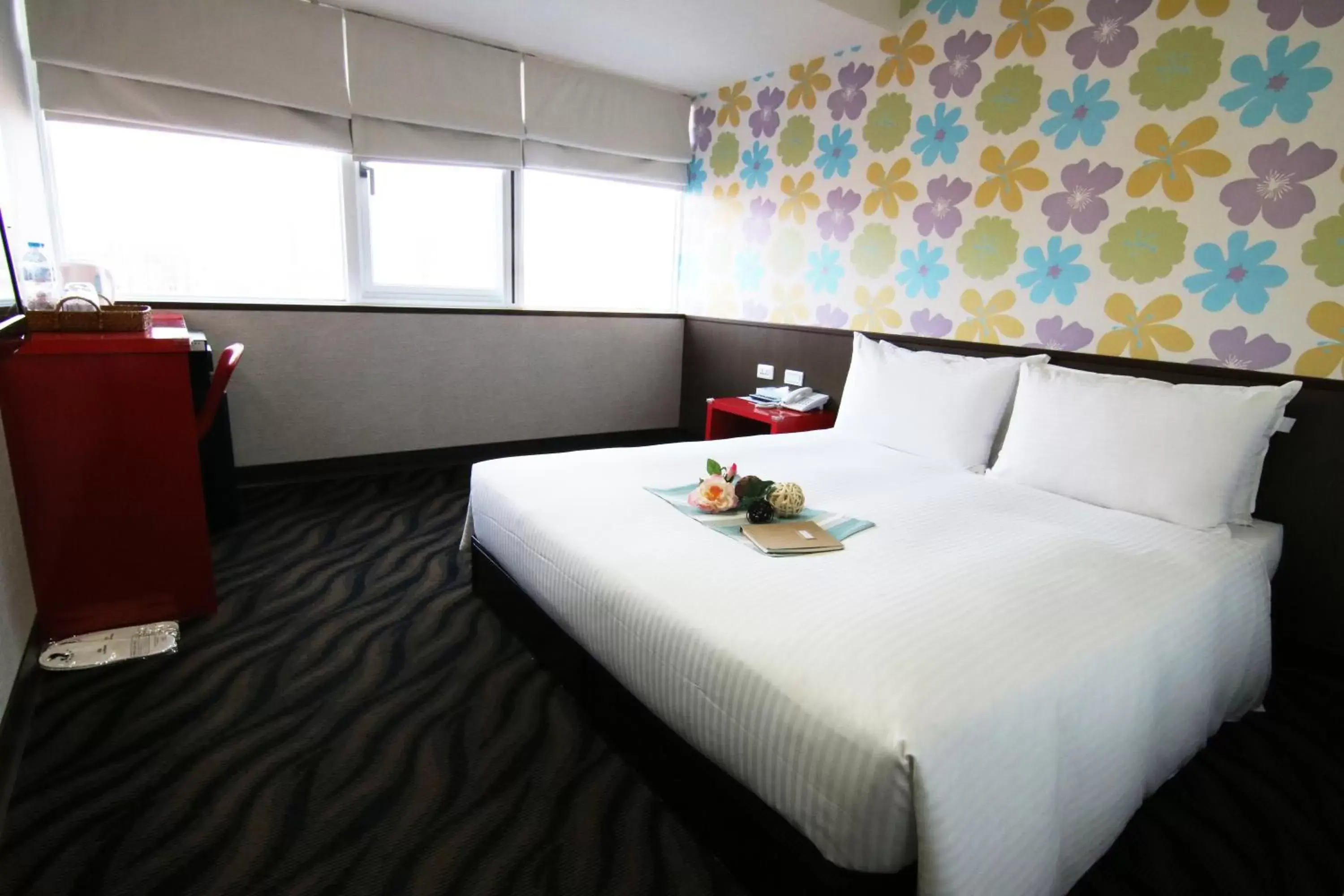 Bed in LIHO Hotel Tainan