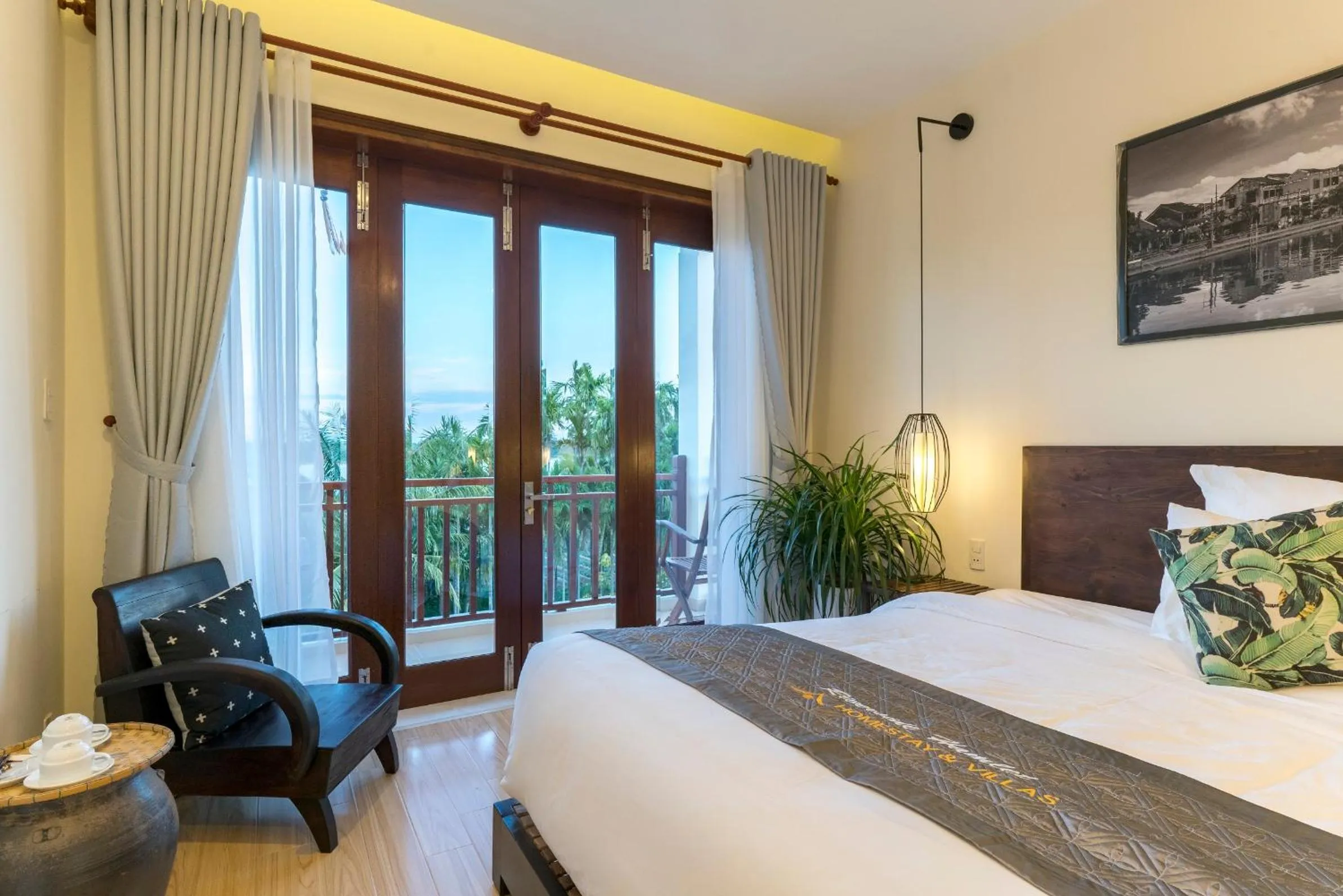 Natural landscape, Bed in Riverside Hamlet Homestay & Villa