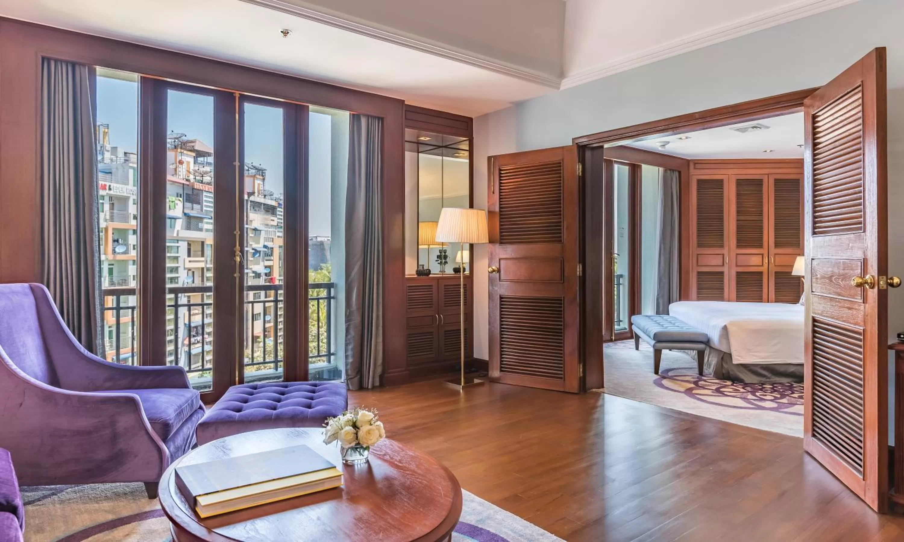 Living room in Chatrium Hotel Royal Lake Yangon