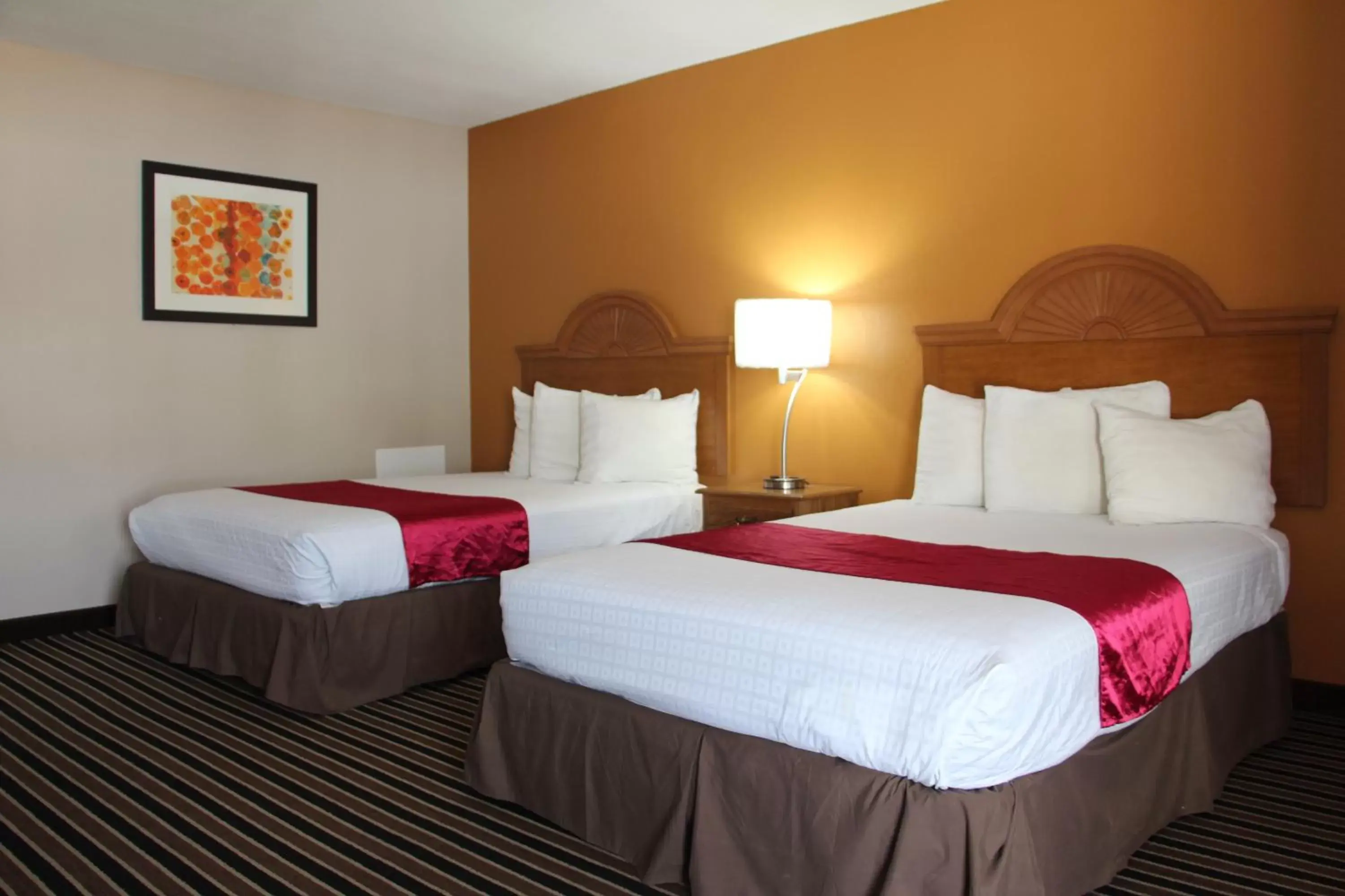 View (from property/room), Bed in Westbridge Inn & Suites View (from property/room), Bed in Westbridge Inn & Suites