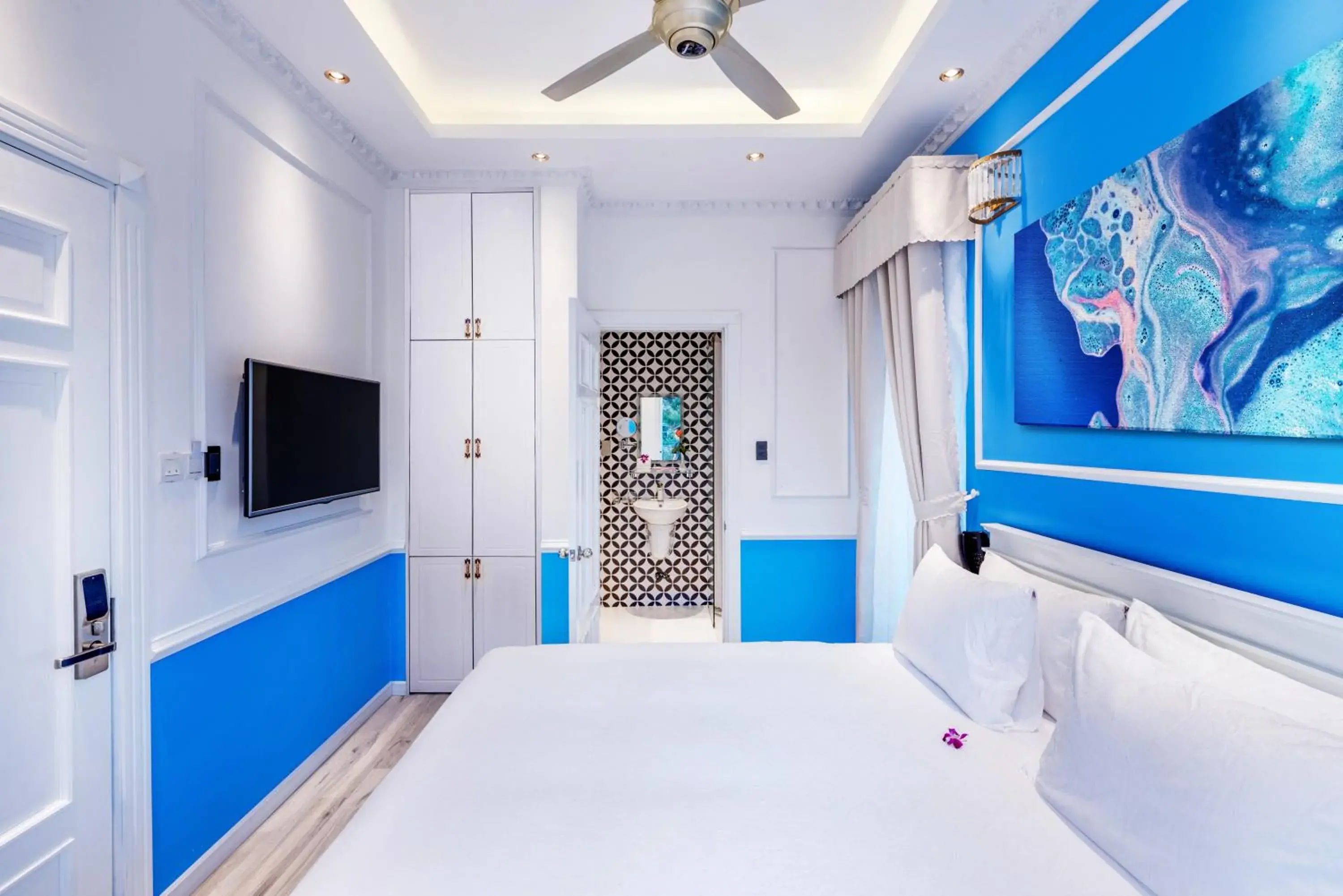 Bedroom in Dalat Boutique Hotel