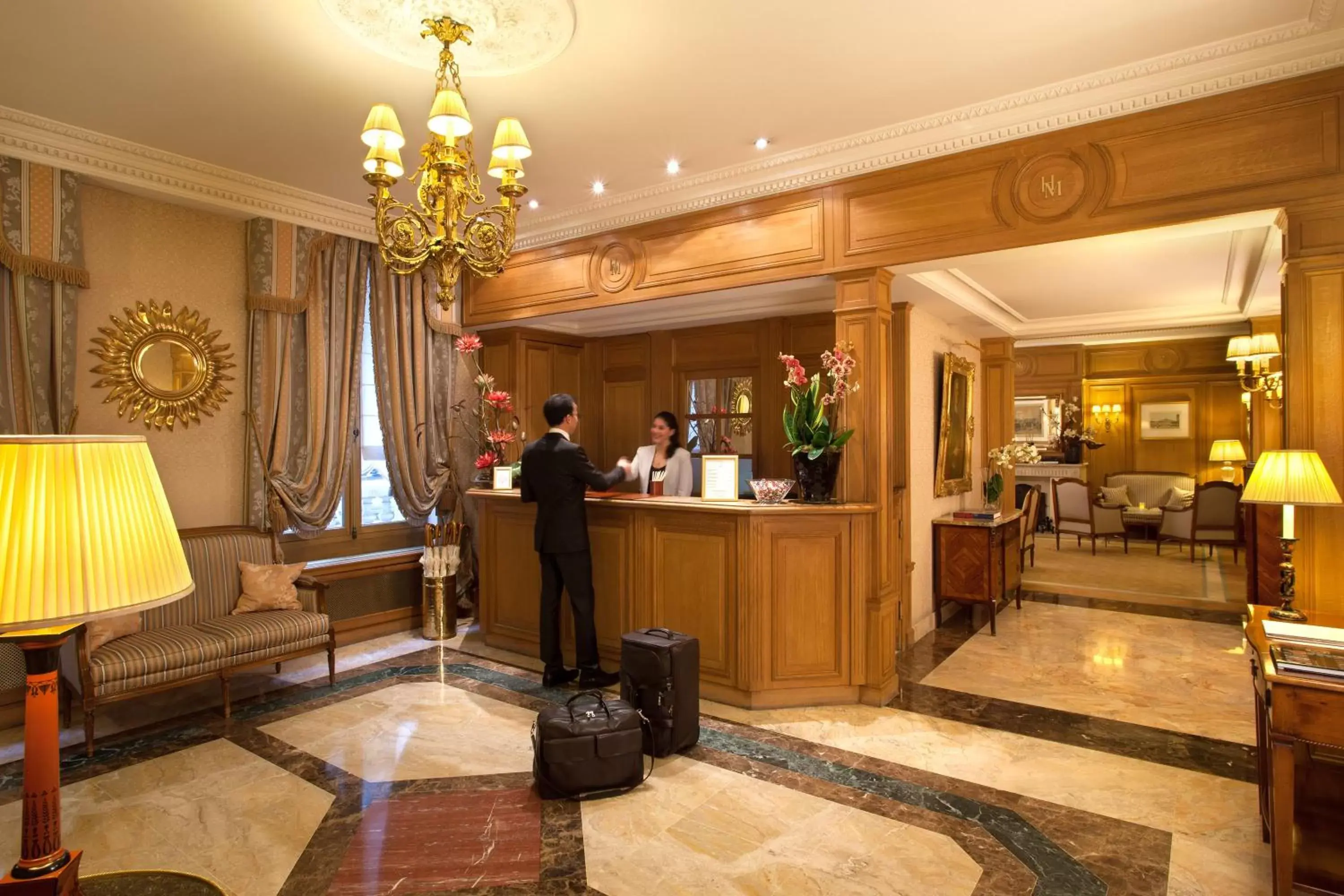 Lobby or reception, Lobby/Reception in Hôtel Mayfair Paris