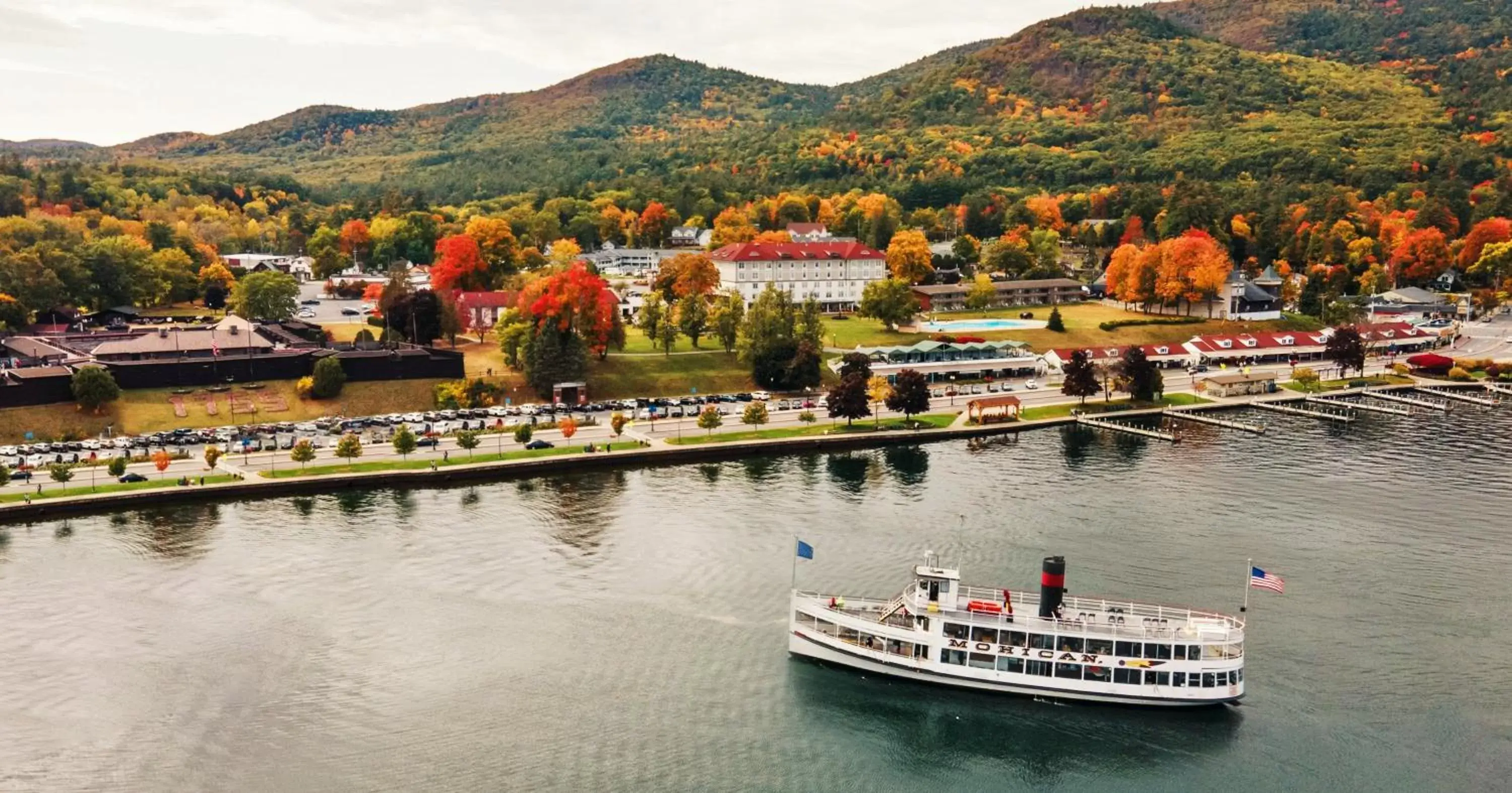 Natural landscape in Fort William Henry Hotel