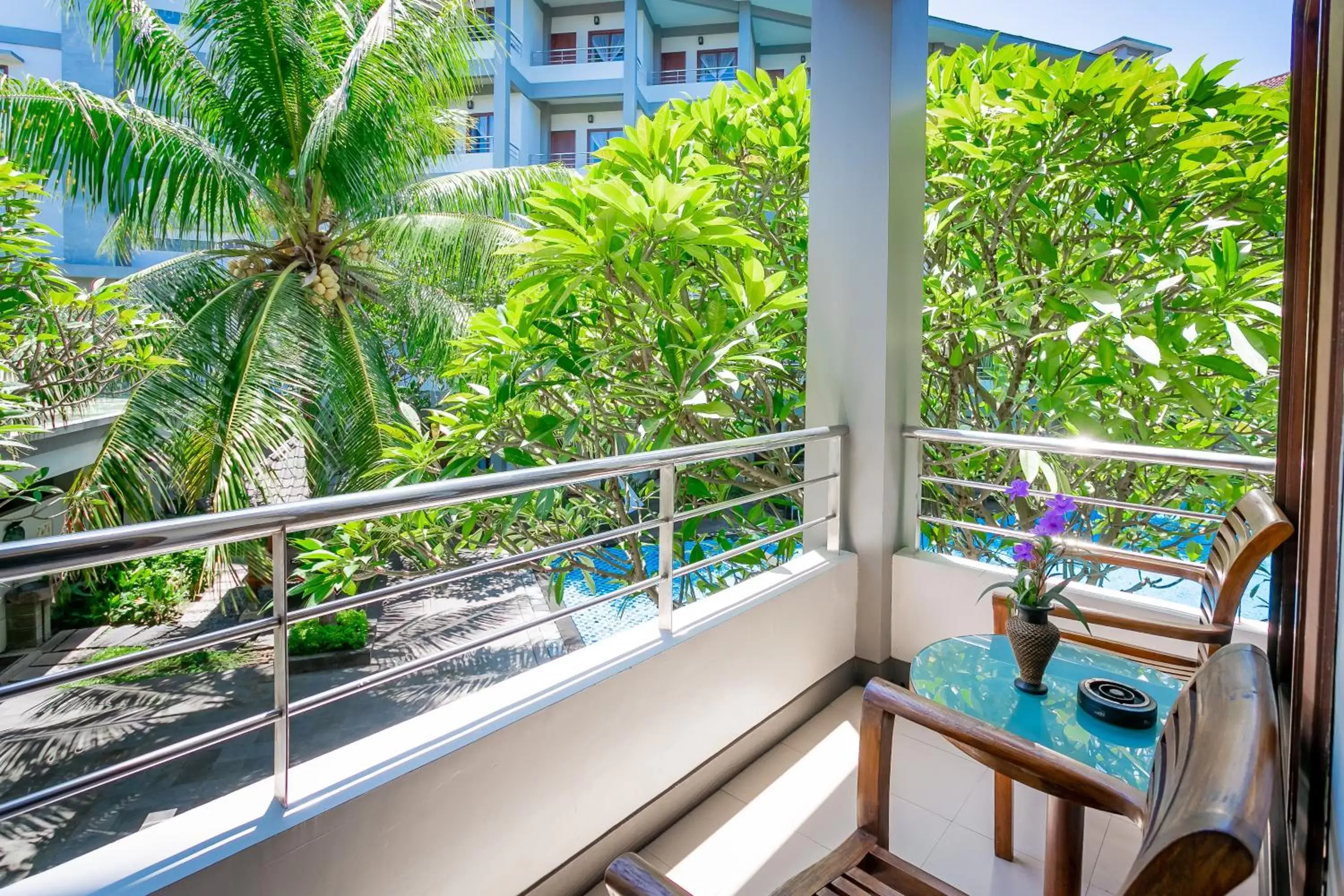 Patio, Balcony/Terrace in Lombok Garden Hotel