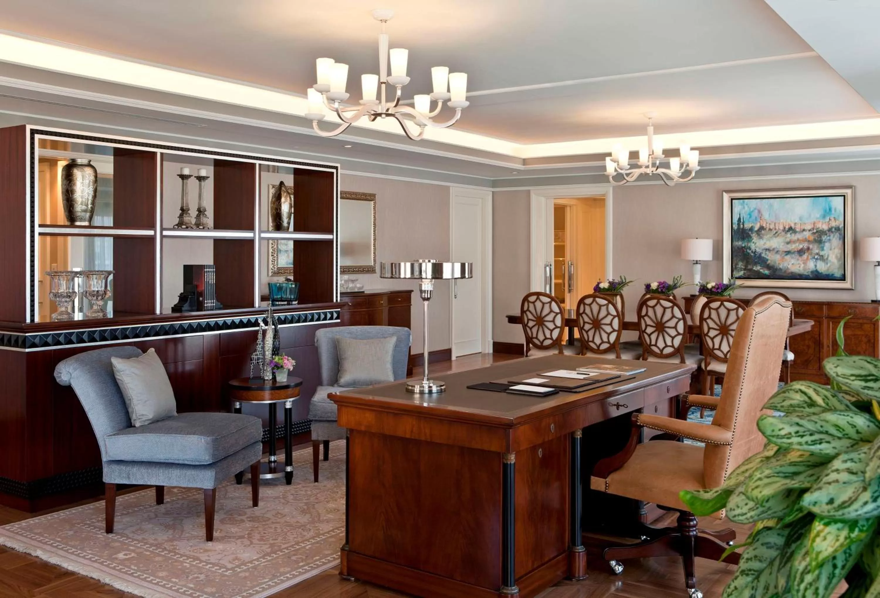 Living room in Waldorf Astoria Jerusalem