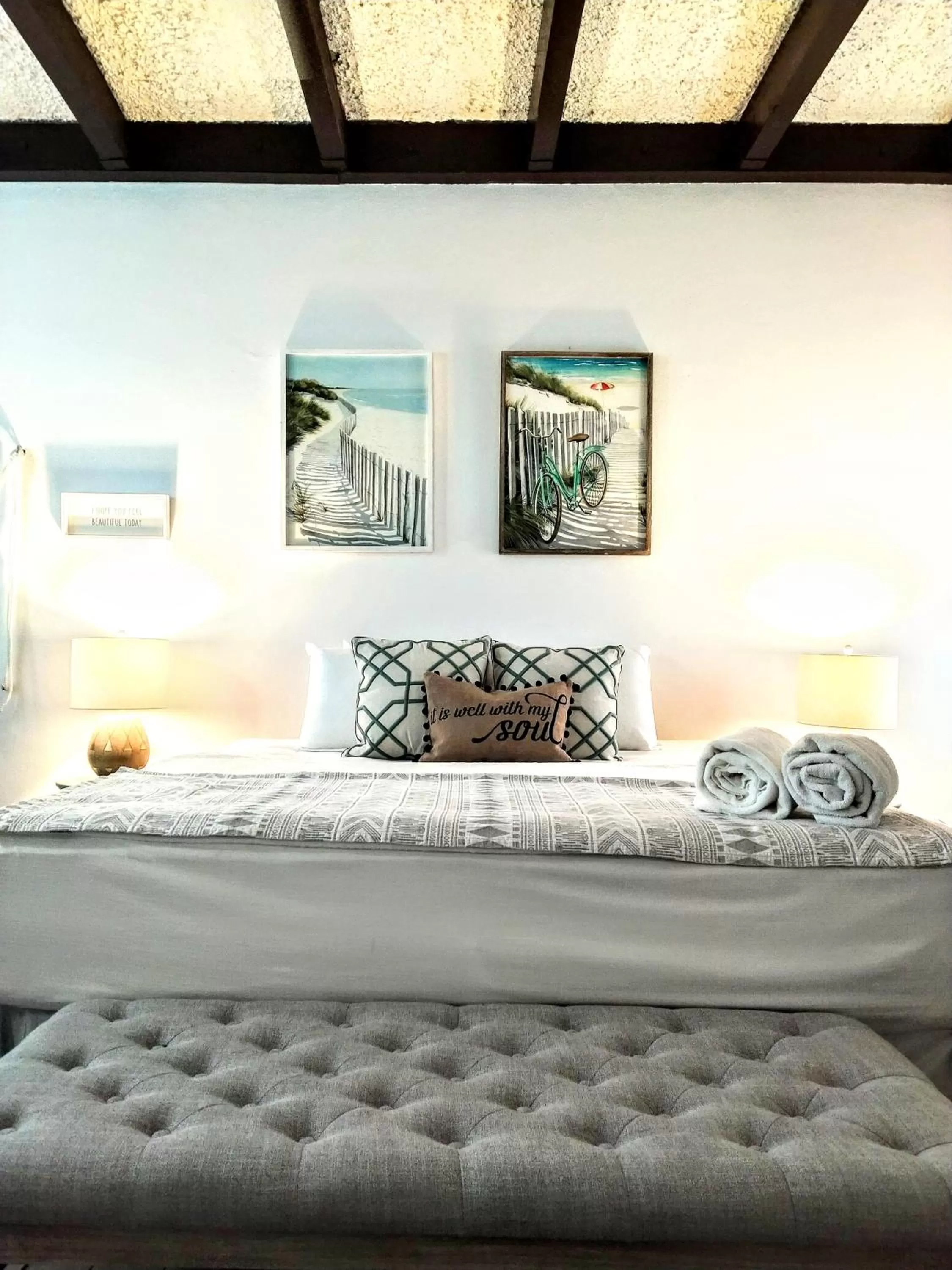 Bed in La Capitana Old San Juan Building