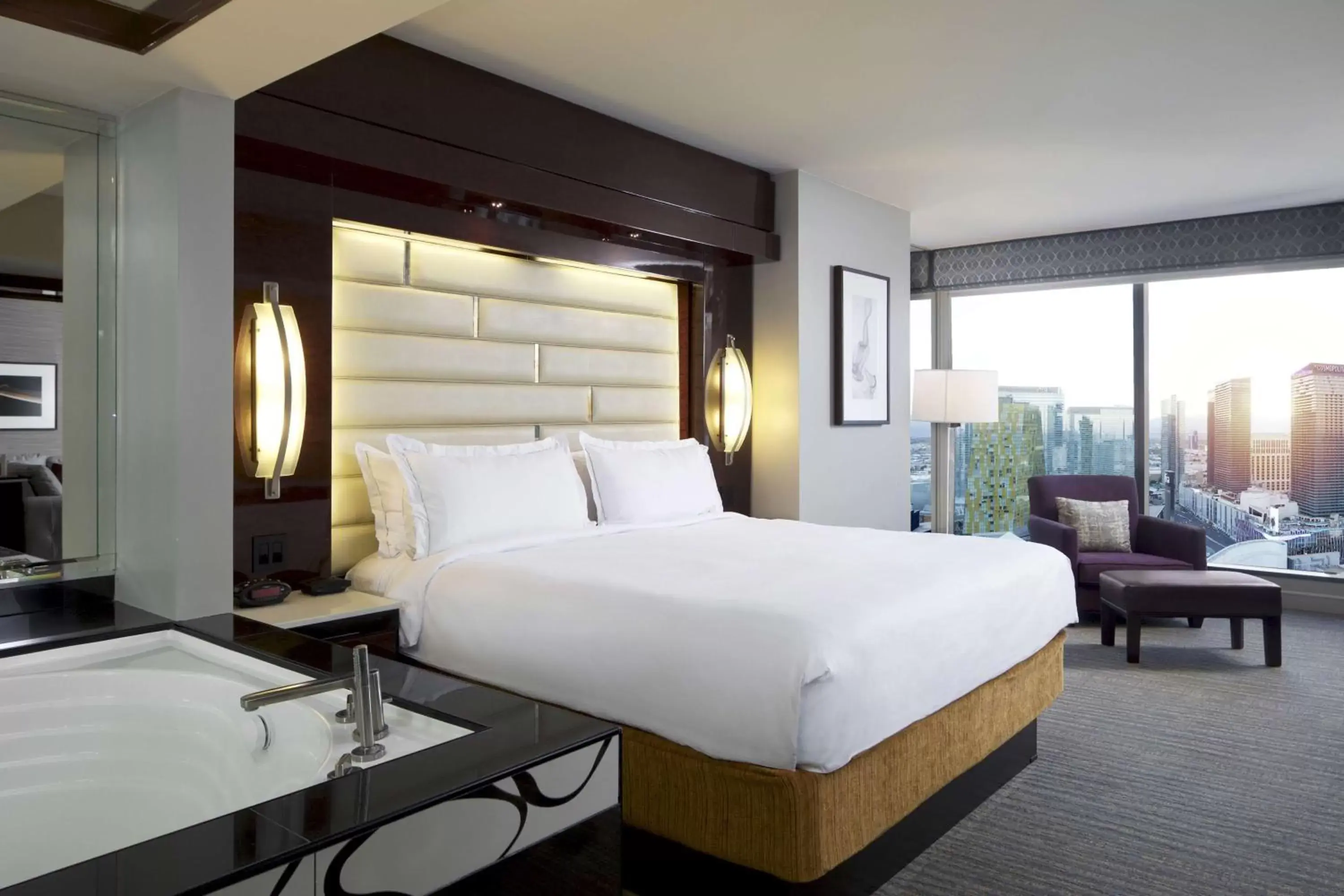 Bed in Hilton Grand Vacations Club Elara Center Strip Las Vegas