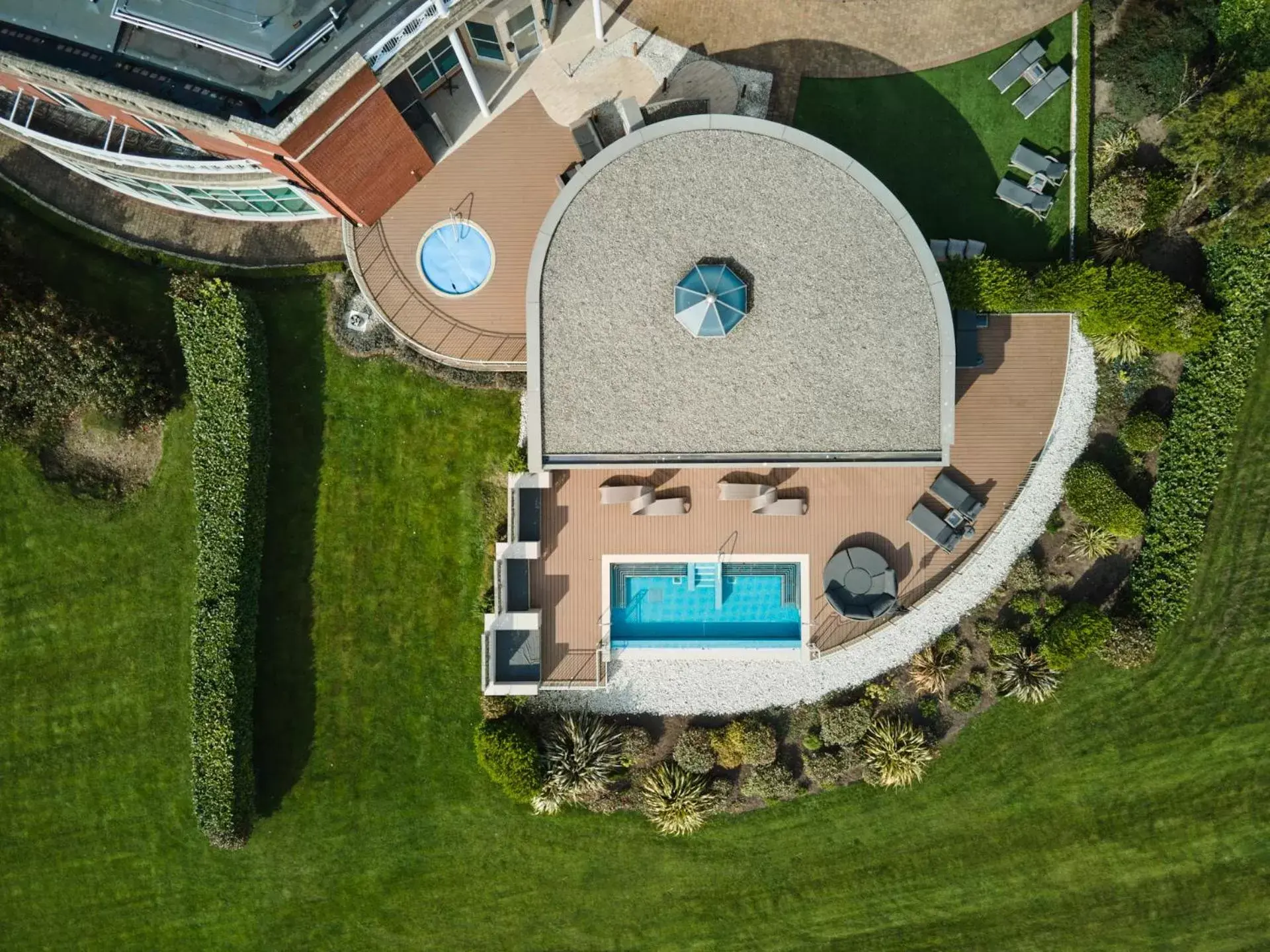 Property building, Bird's-eye View in Rockliffe Hall Hotel Golf & Spa