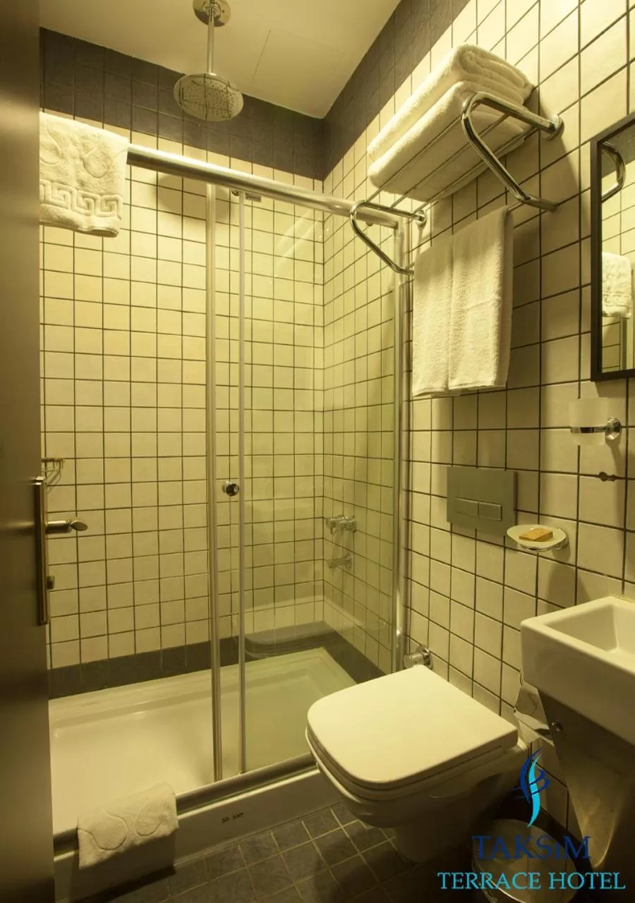 Bathroom in Taksim Terrace Hotel