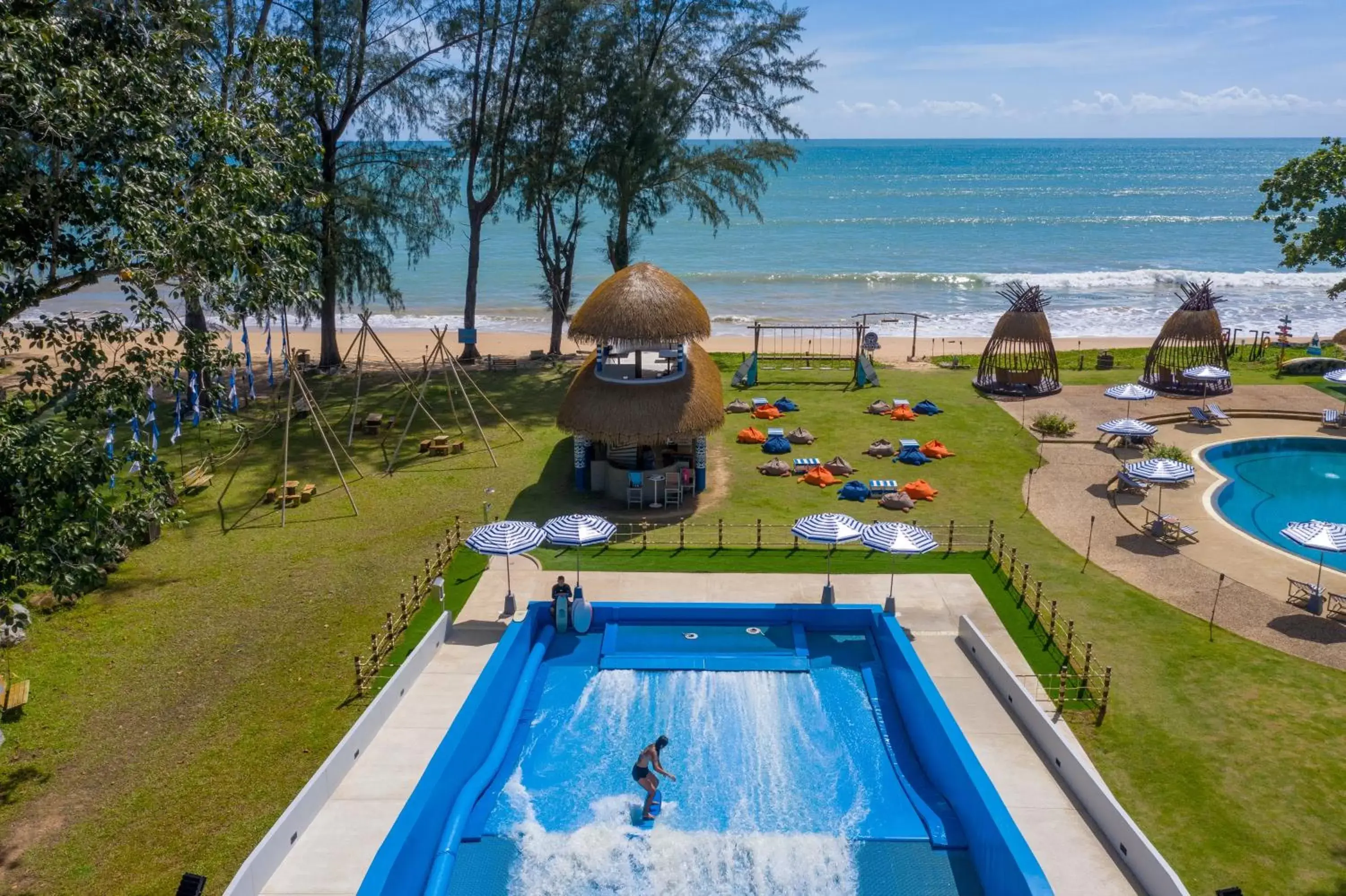 Natural landscape, Swimming Pool in Khaolak Emerald Surf Beach Resort and Spa - SHA Extra Plus