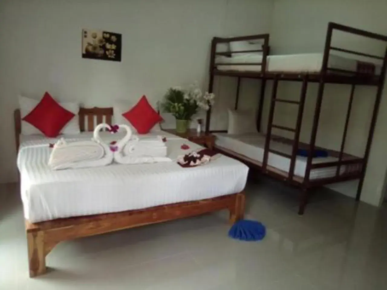 Bed in Lanta Cottage