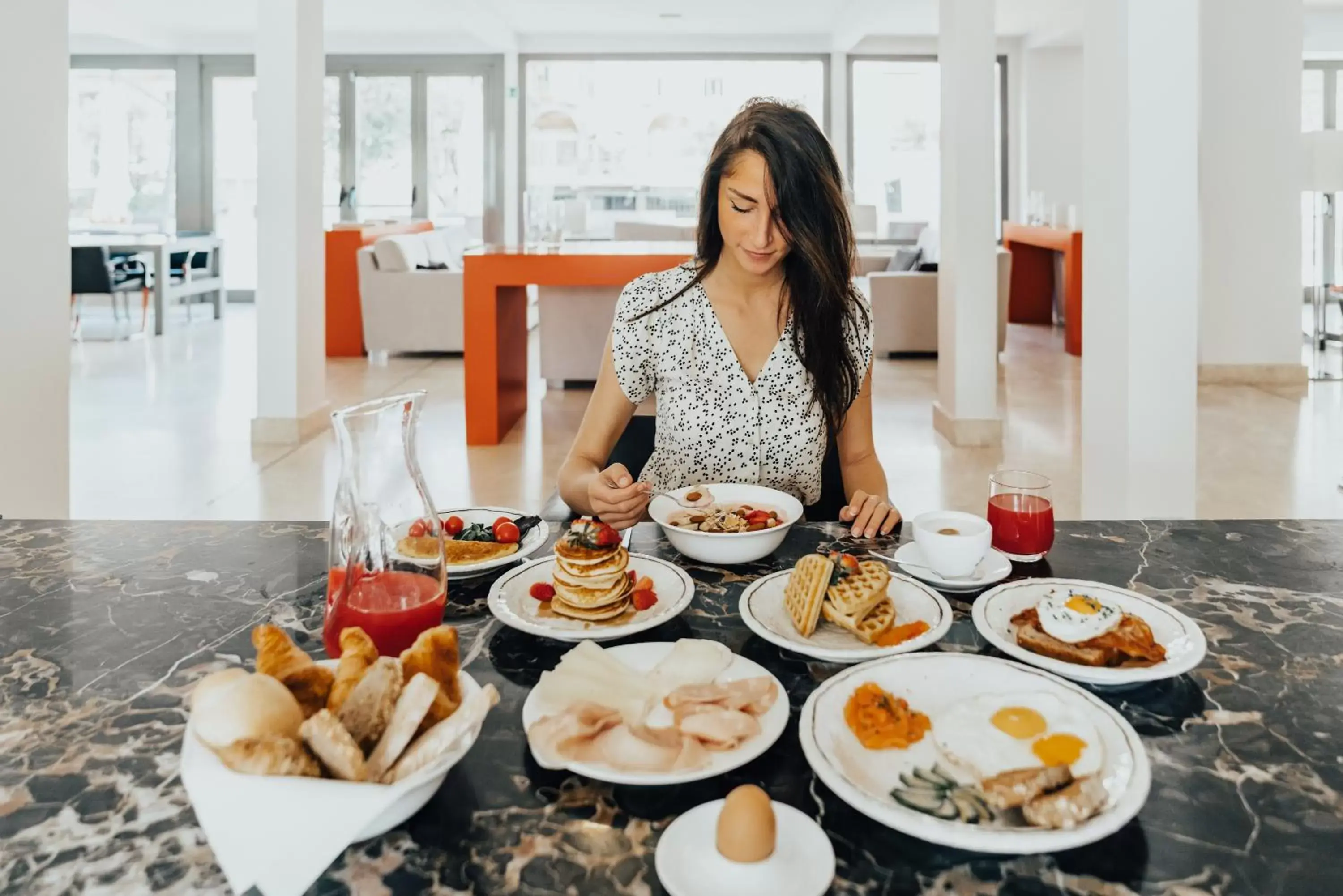 Breakfast in Grand Hotel Croce Di Malta