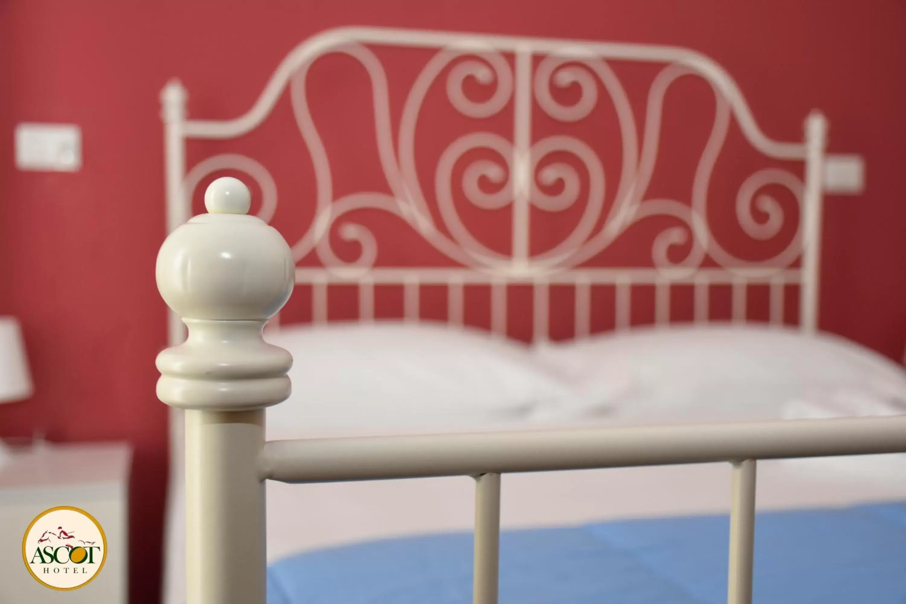 Decorative detail, Bed in Hotel Ascot