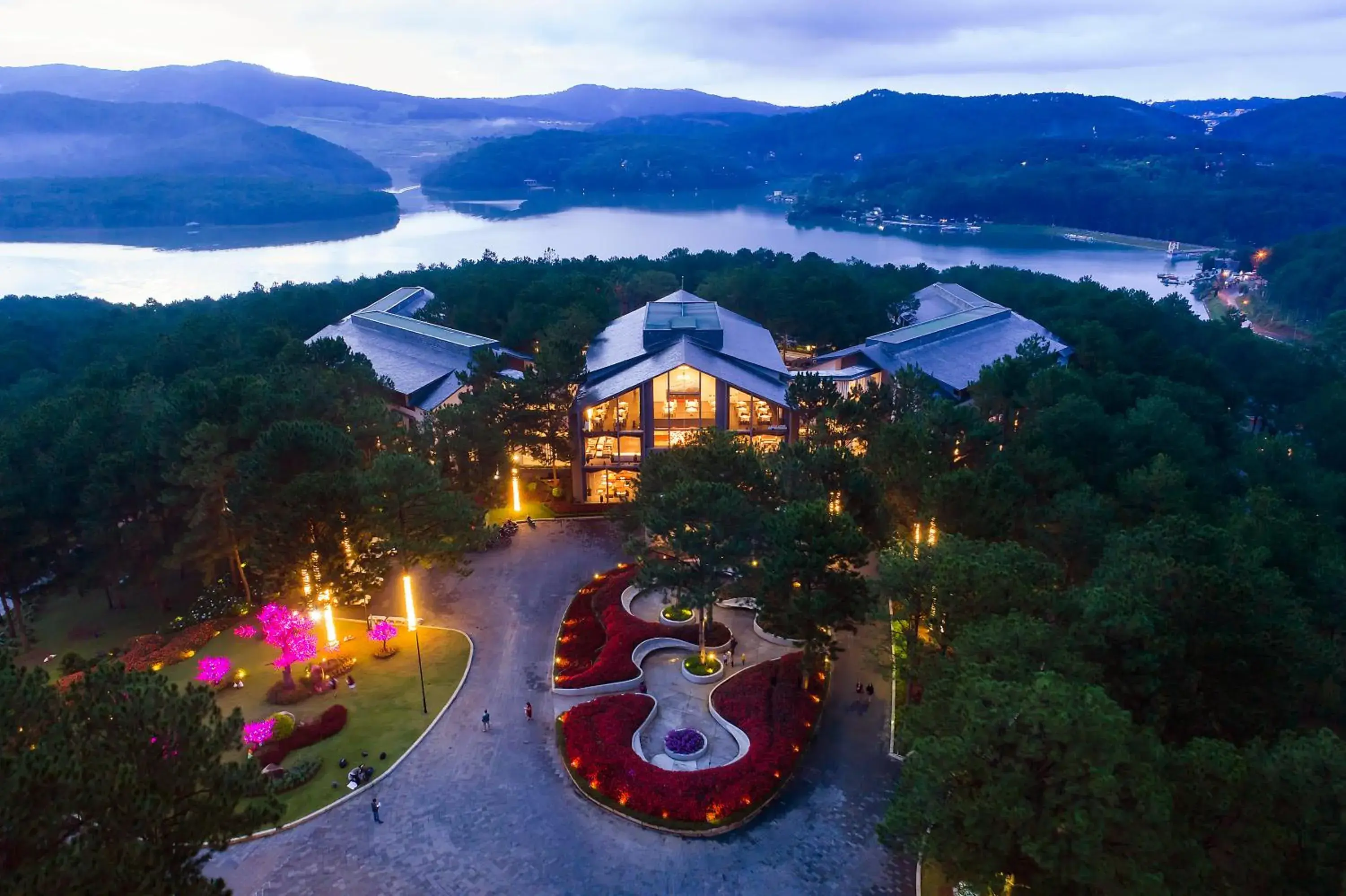 Property building, Bird's-eye View in Terracotta Hotel And Resort Dalat