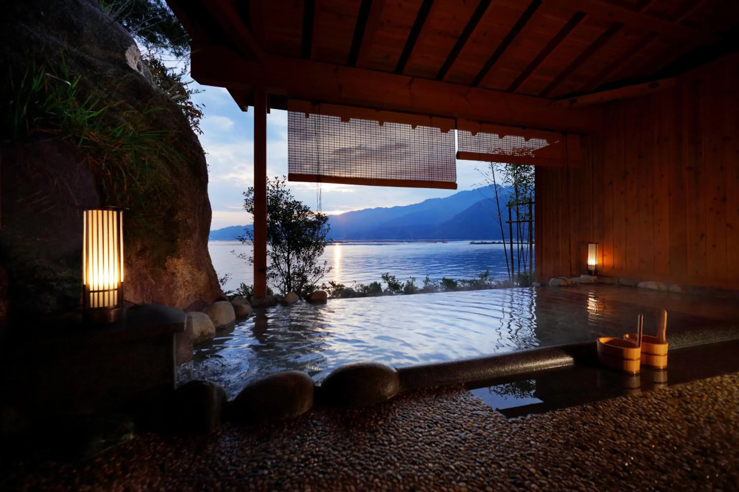 Hot Spring Bath in Aki Grand Hotel