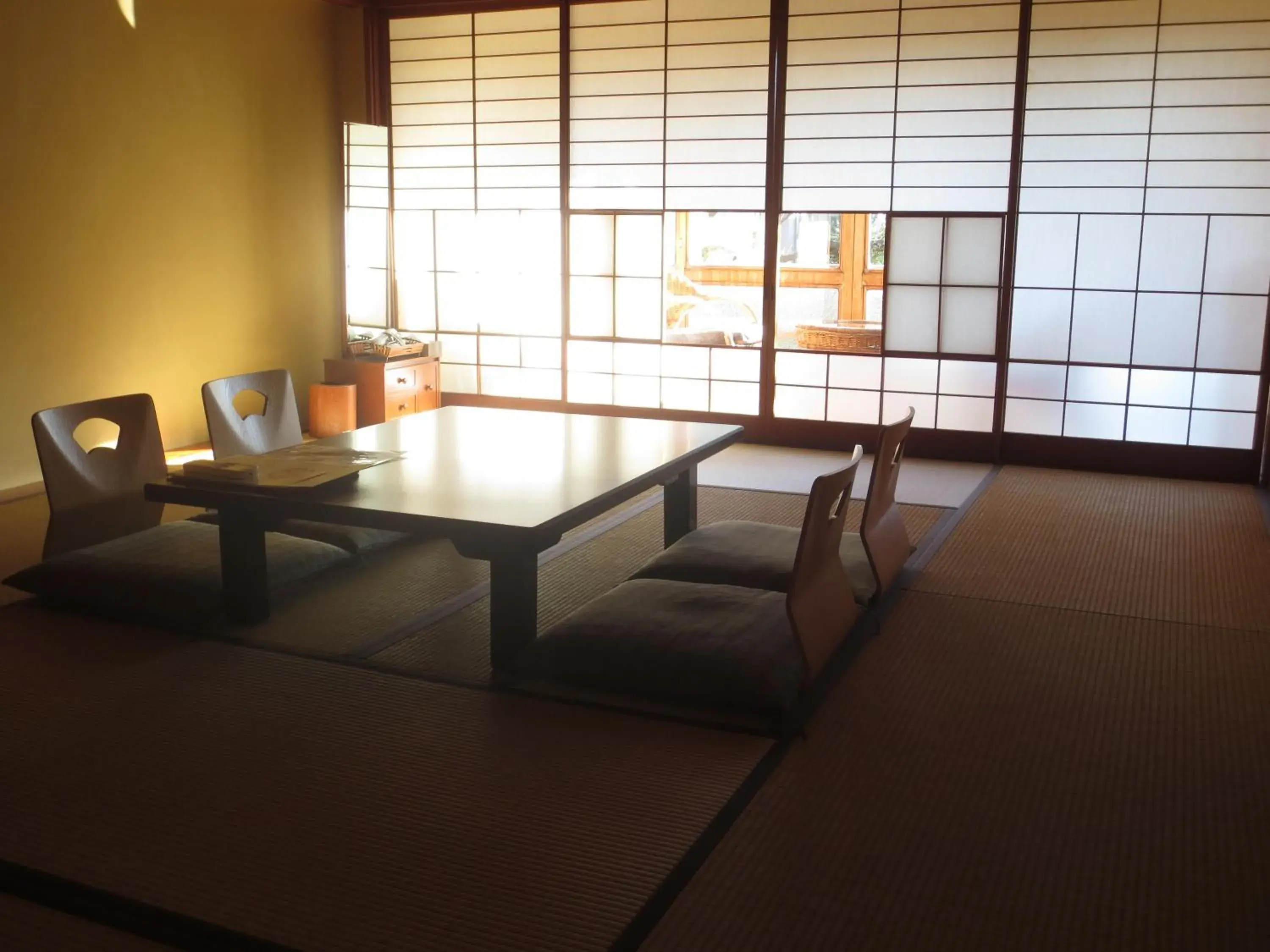 Seating area in K's House Ito Onsen - Historical Ryokan Hostel