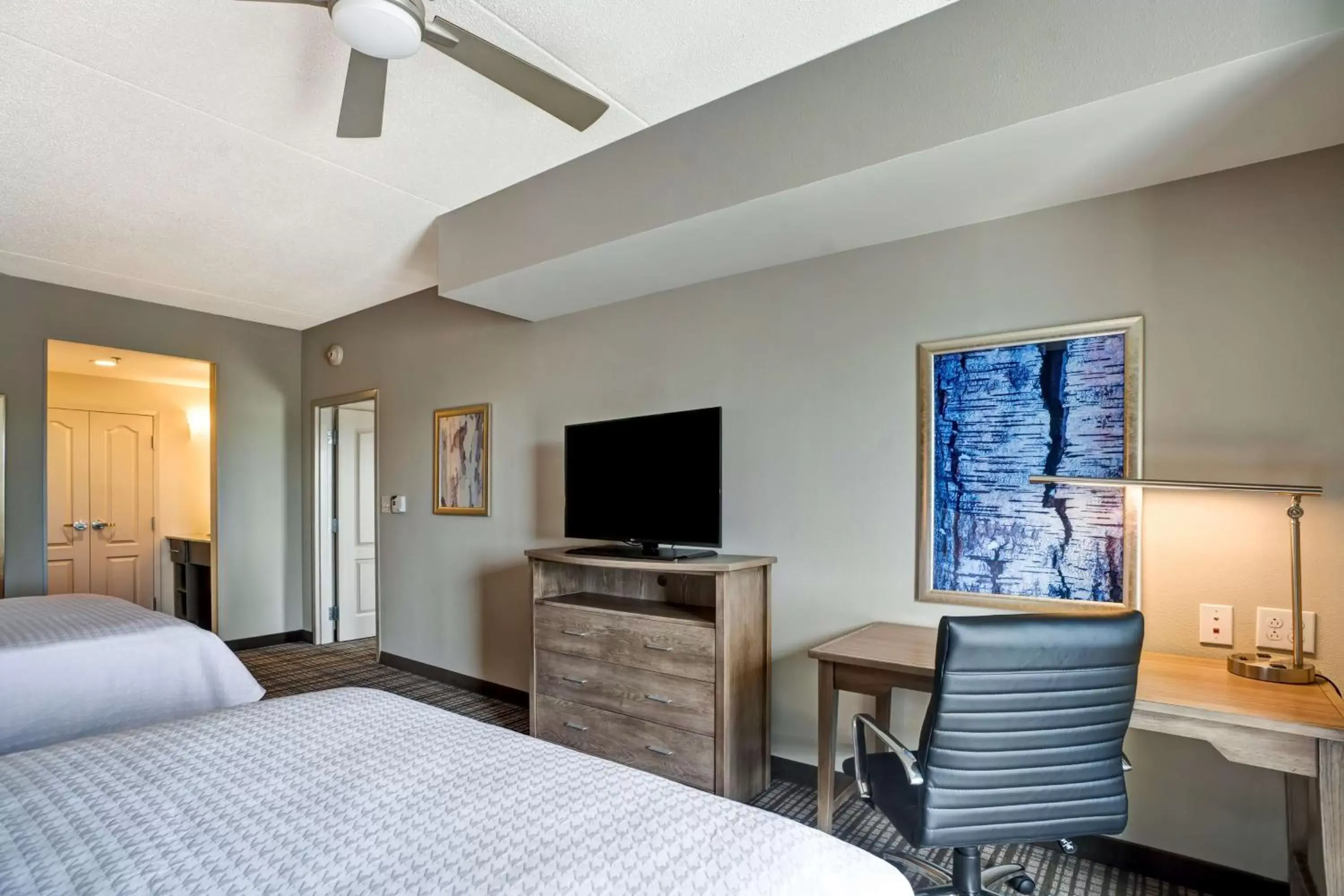 Bed, TV/Entertainment Center in Homewood Suites by Hilton Nashville Franklin