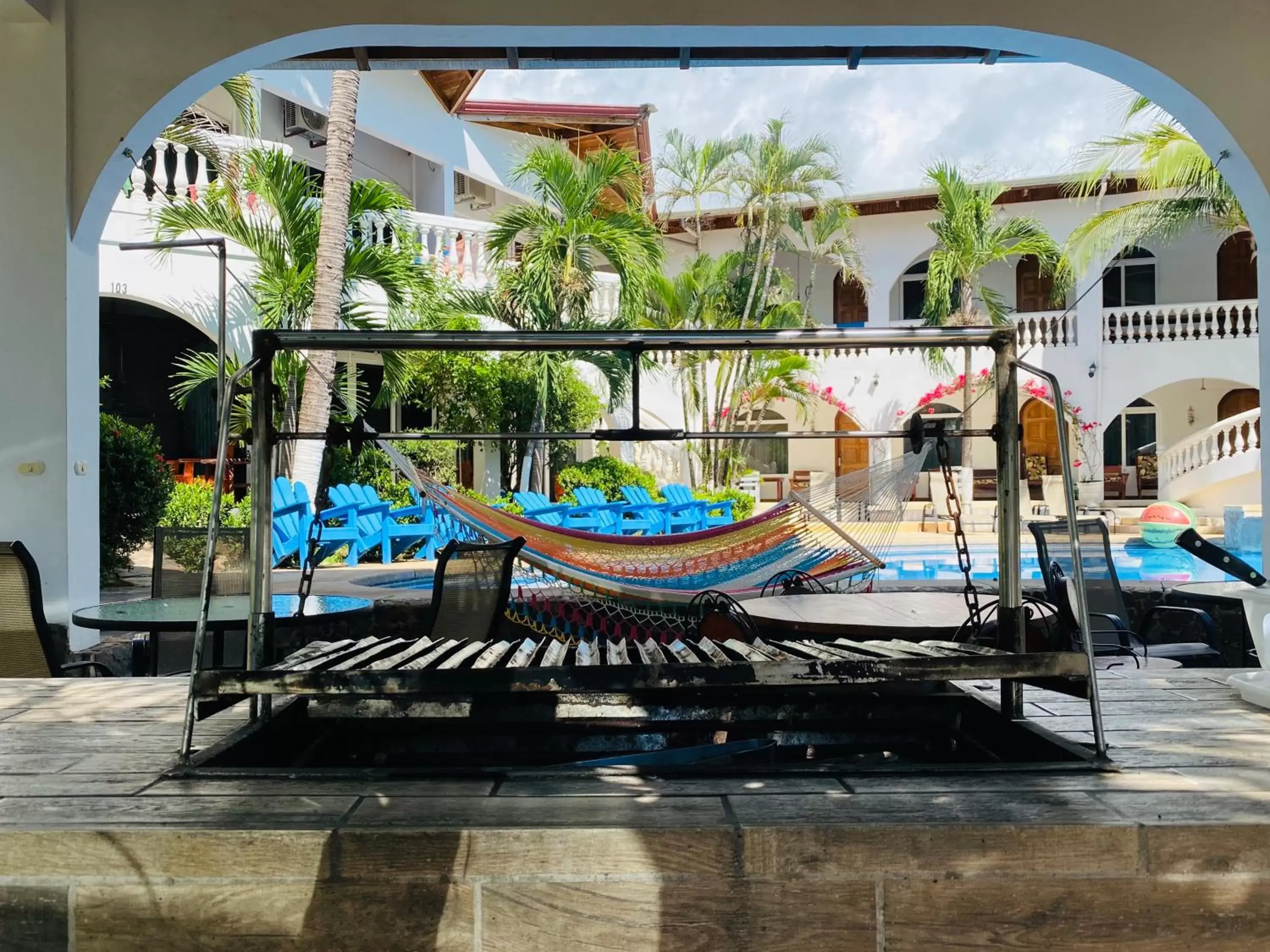 BBQ facilities, Swimming Pool in Hotel Mar Rey