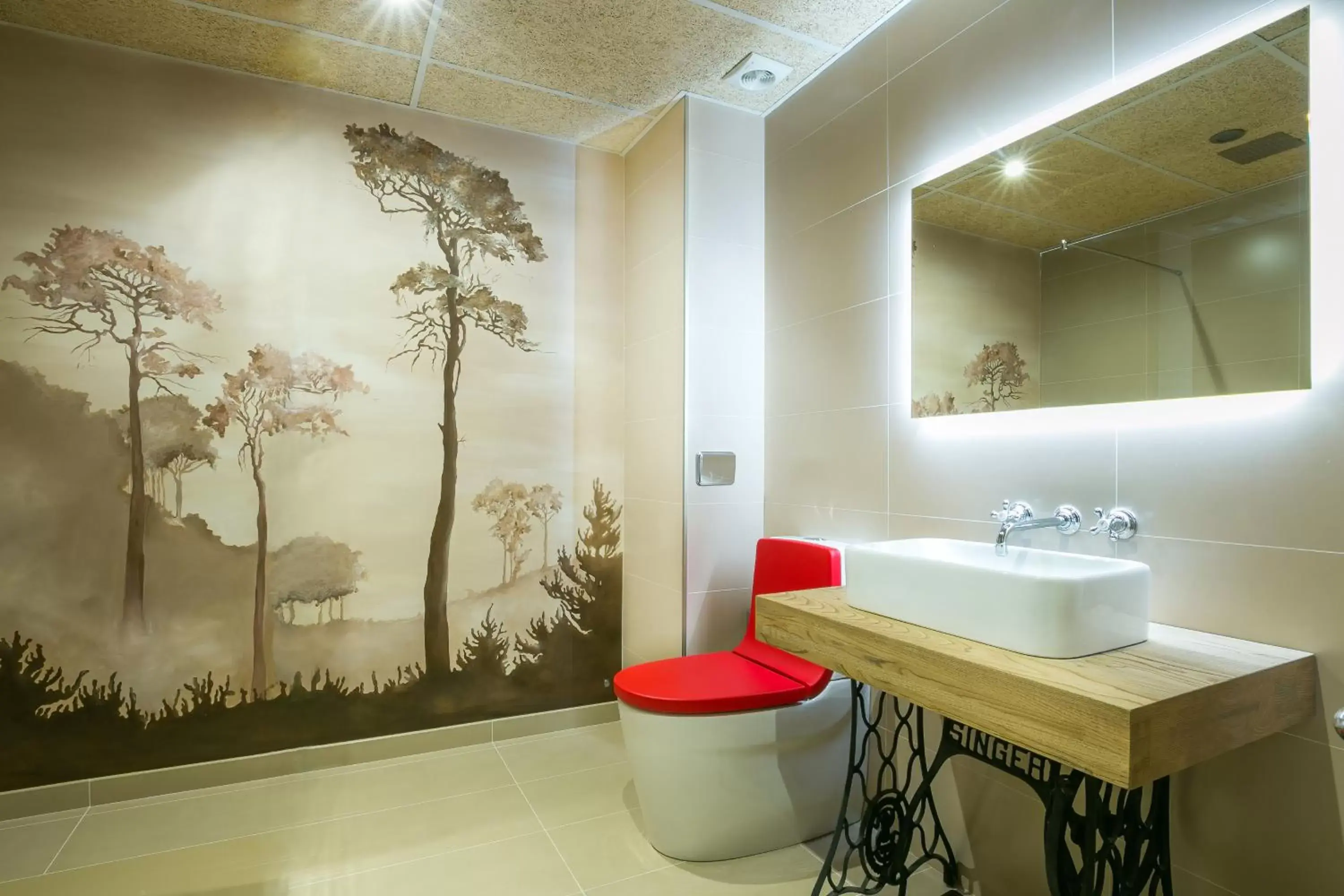 Bed, Bathroom in Hotel Montmar