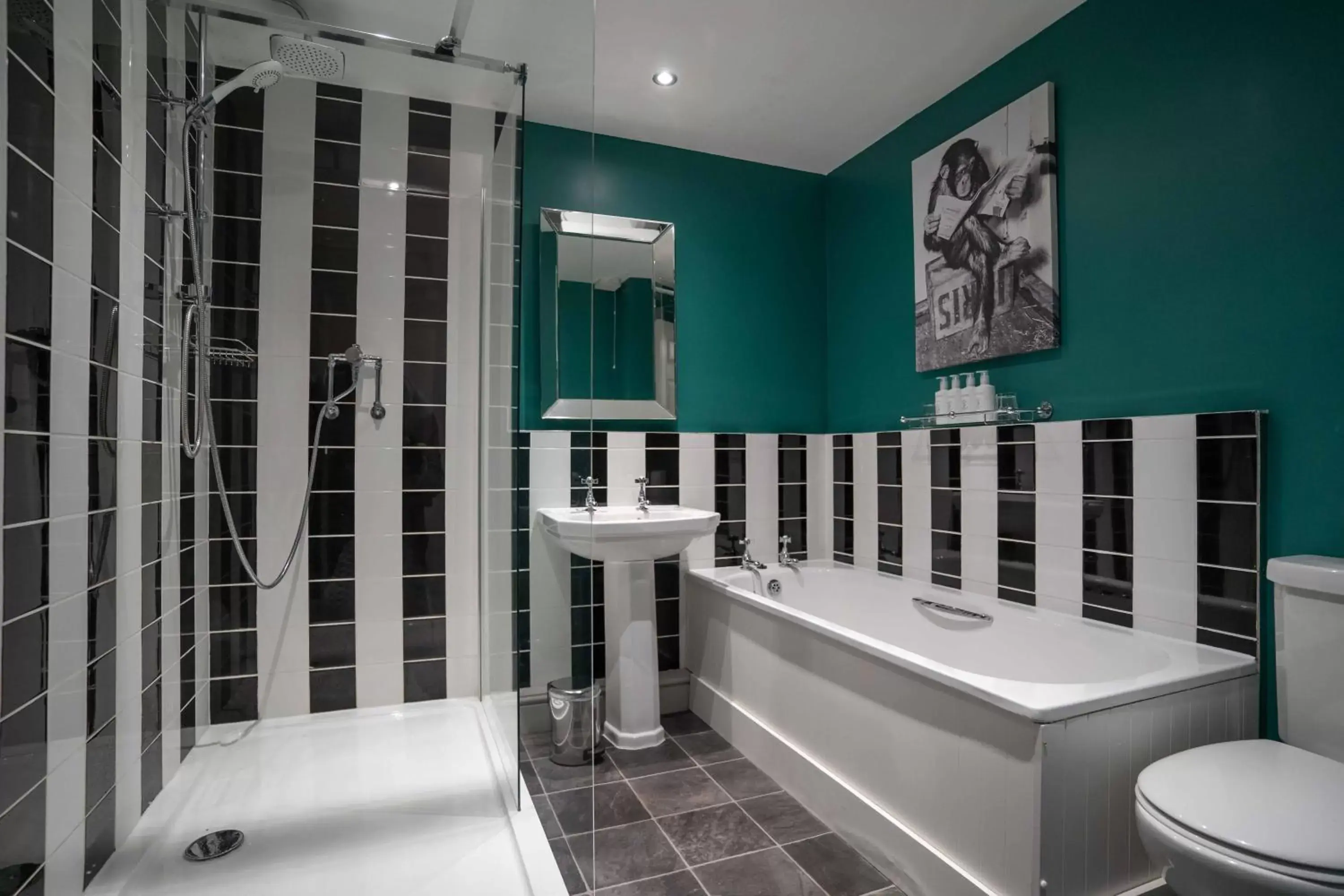 Bathroom in Stonehouse Court Hotel - A Bespoke Hotel