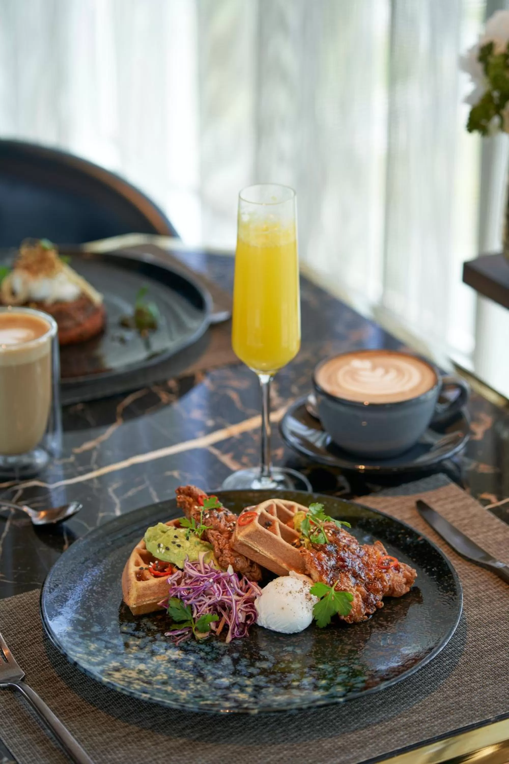 Breakfast in Waldorf Astoria Dubai International Financial Centre