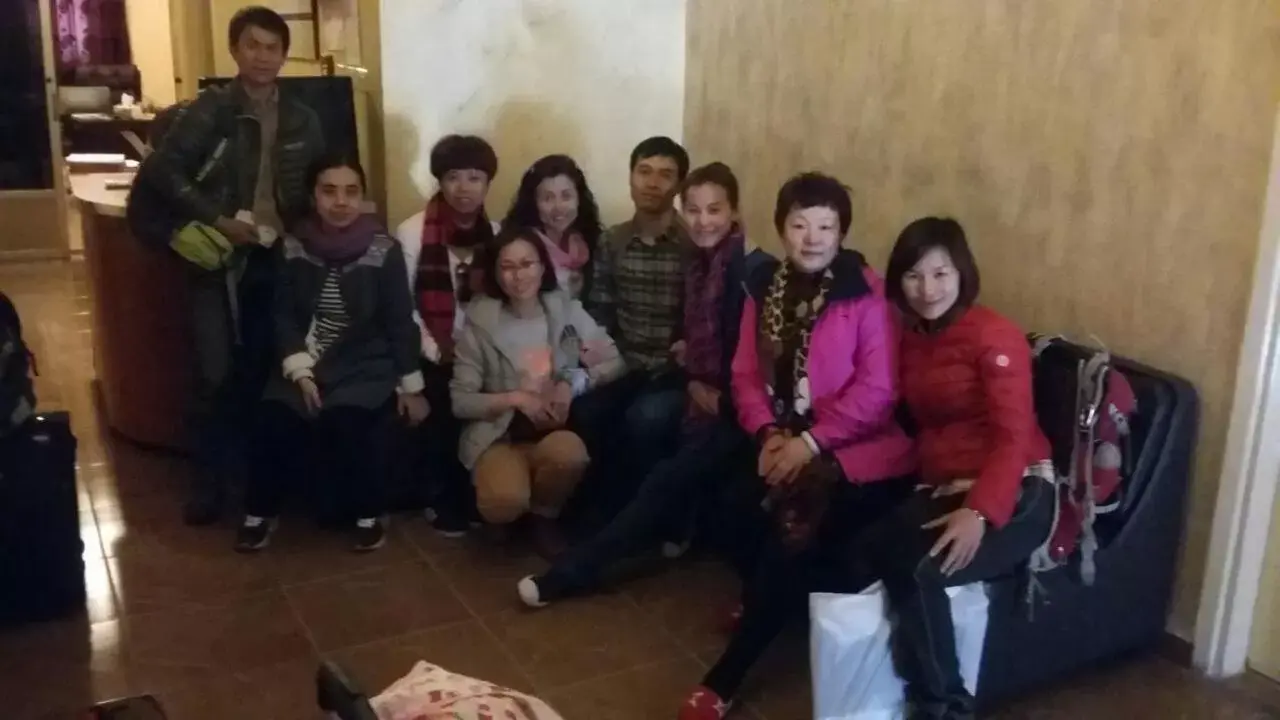 group of guests in Jordan River Hotel