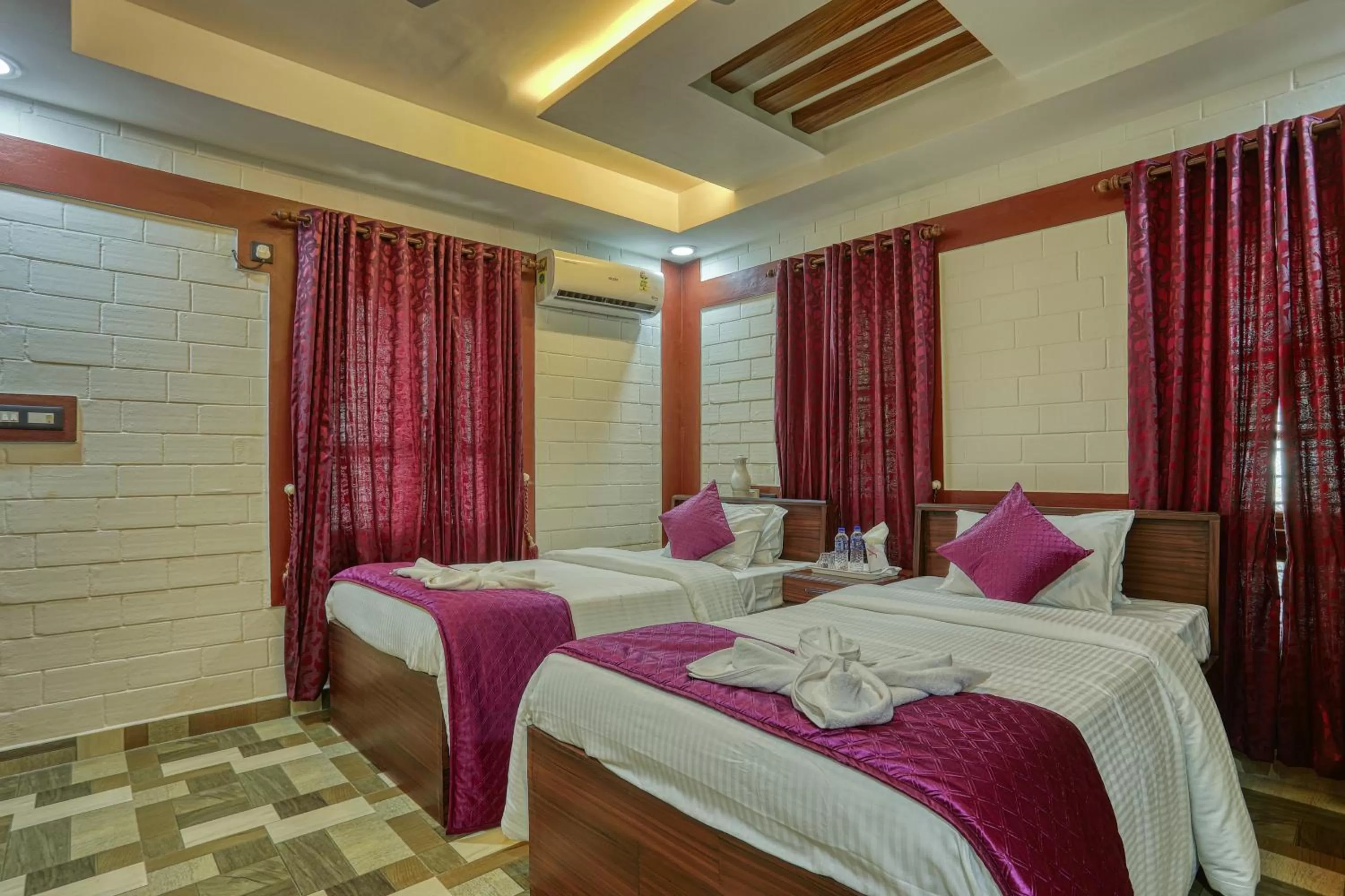 Photo of the whole room, Bed in LEISURE VALLEY BEACH RESORT