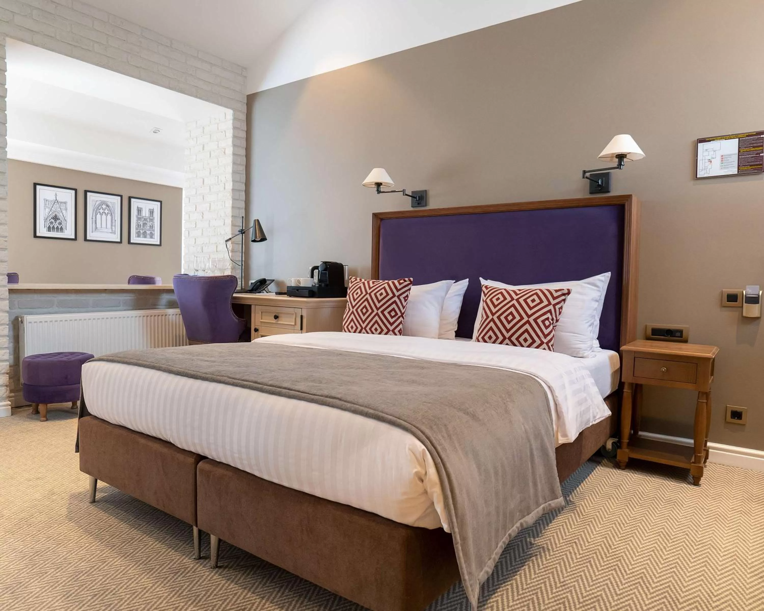 Bedroom, Bed in Best Western Plus Market Square Lviv