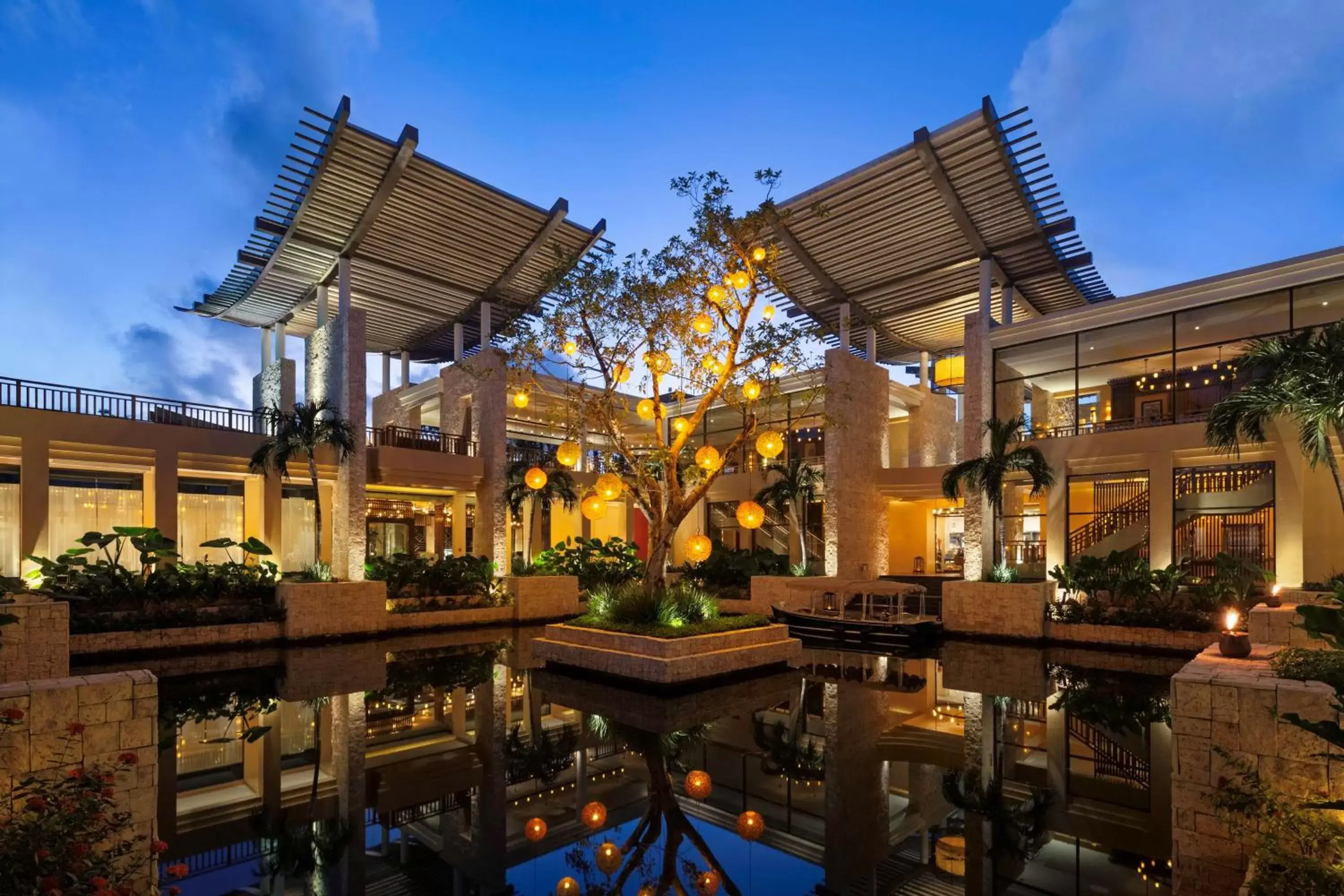 Lobby or reception in Banyan Tree Mayakoba