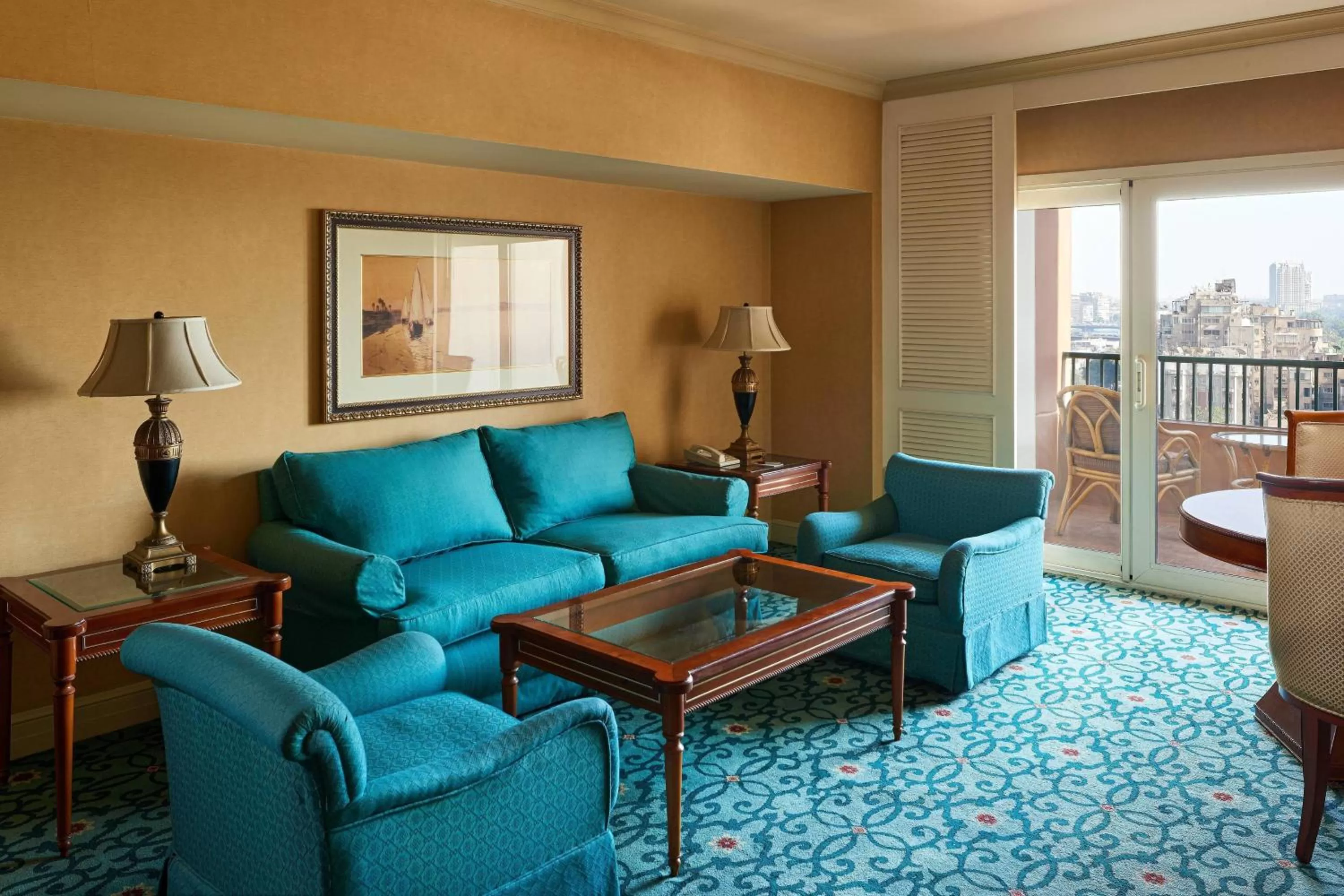 Lobby or reception in Cairo Marriott Hotel