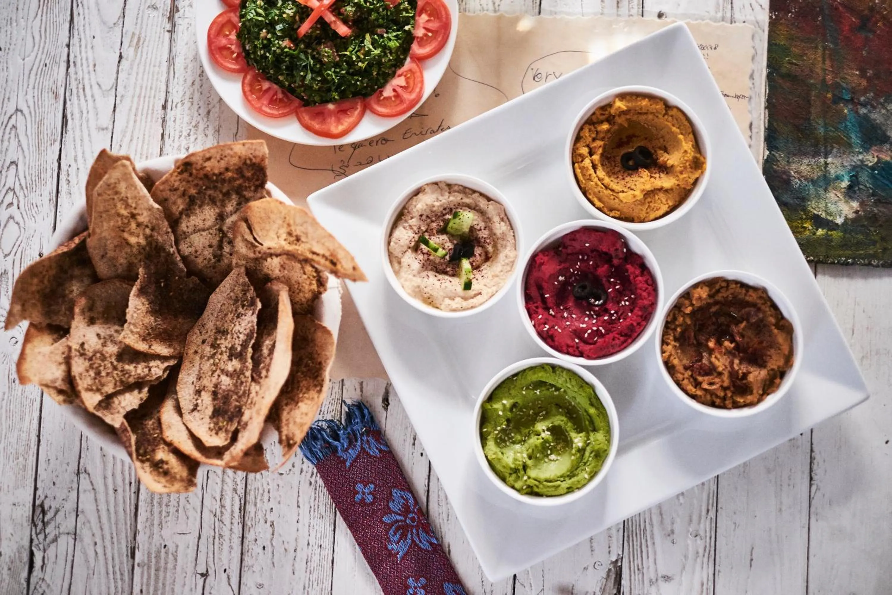 Food close-up in XVA Art Hotel