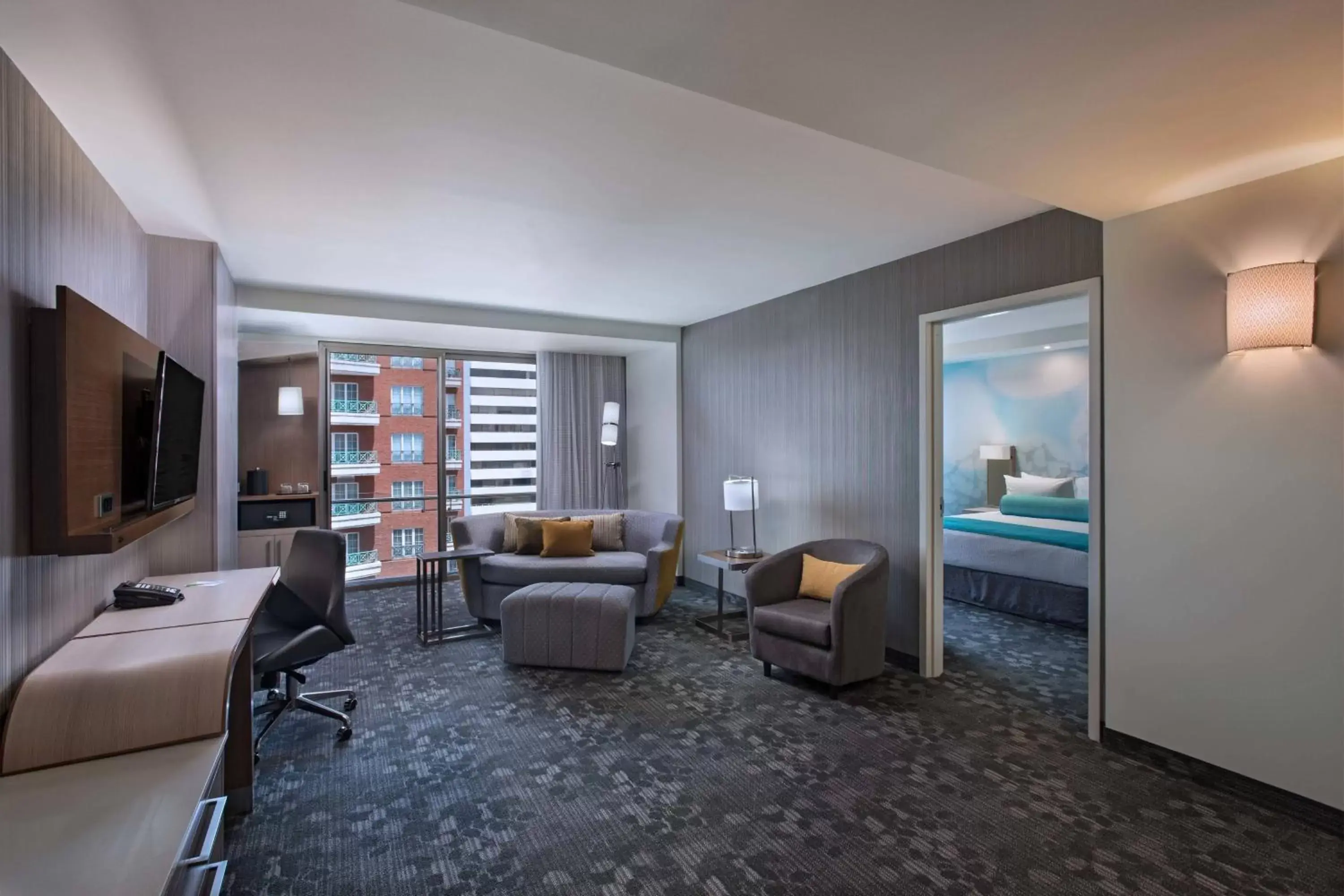 Living room, Seating Area in Courtyard by Marriott Guatemala City