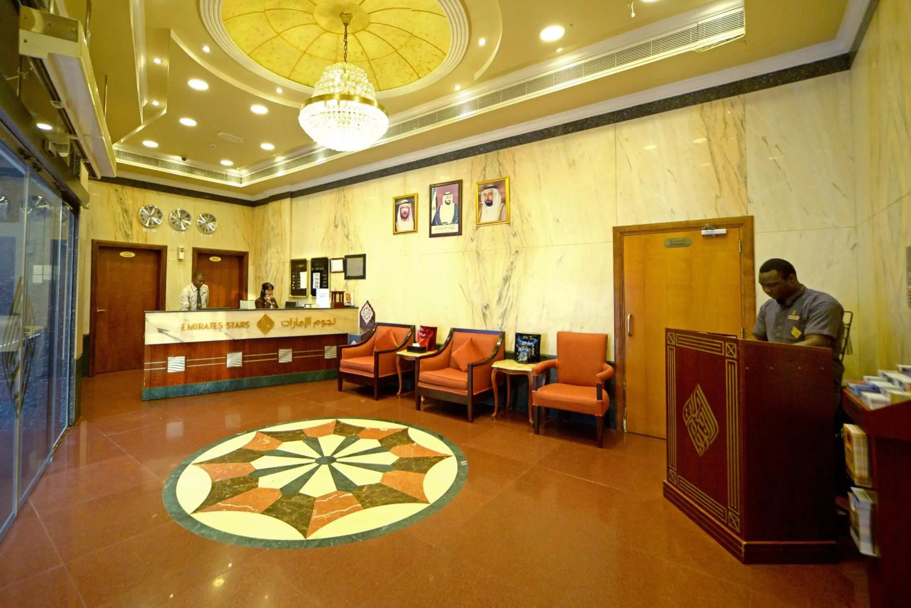 Lobby or reception in Emirates Stars Hotel Apartments Sharjah