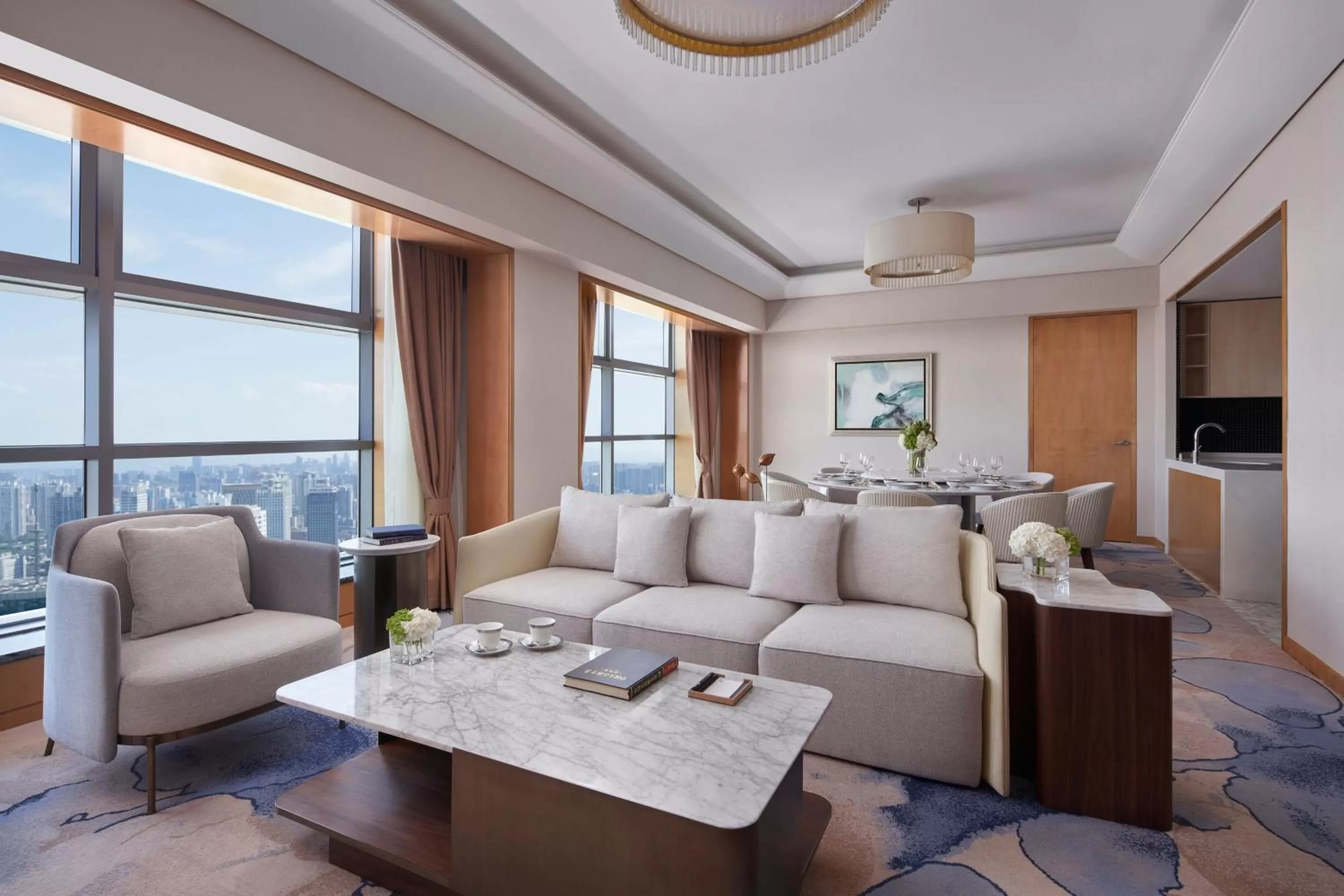 Living room in Ningbo Marriott Hotel