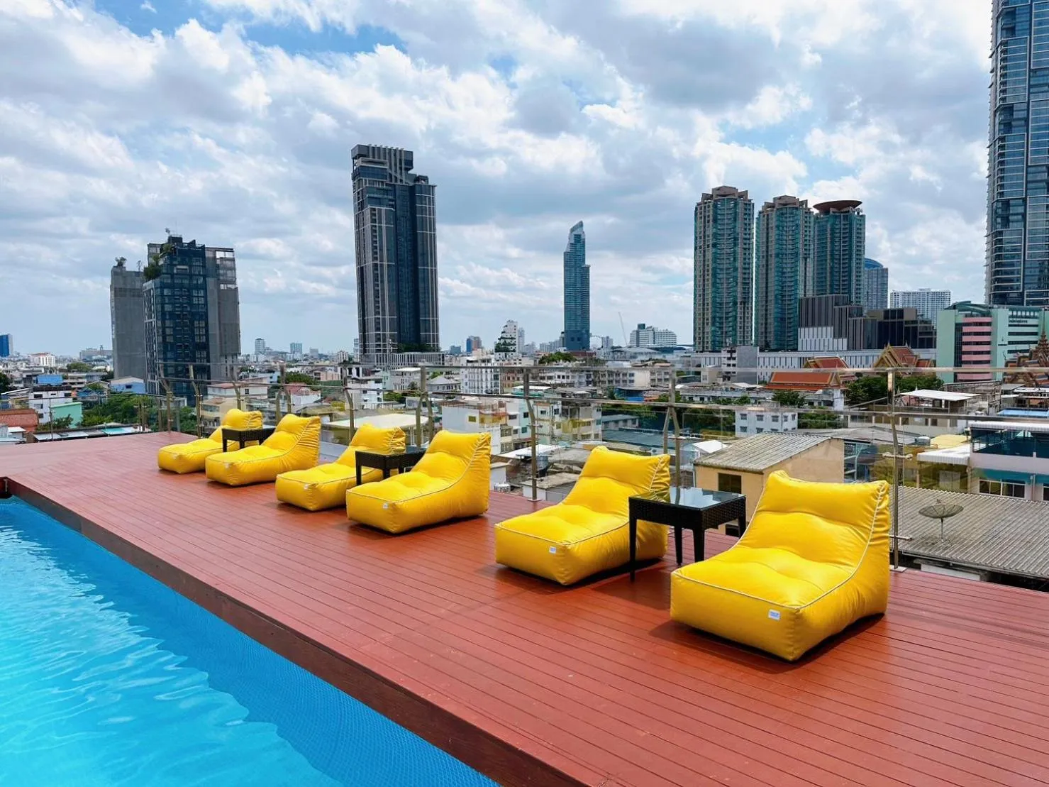 Swimming pool in Miloft Sathorn Hotel - SHA Plus Certified