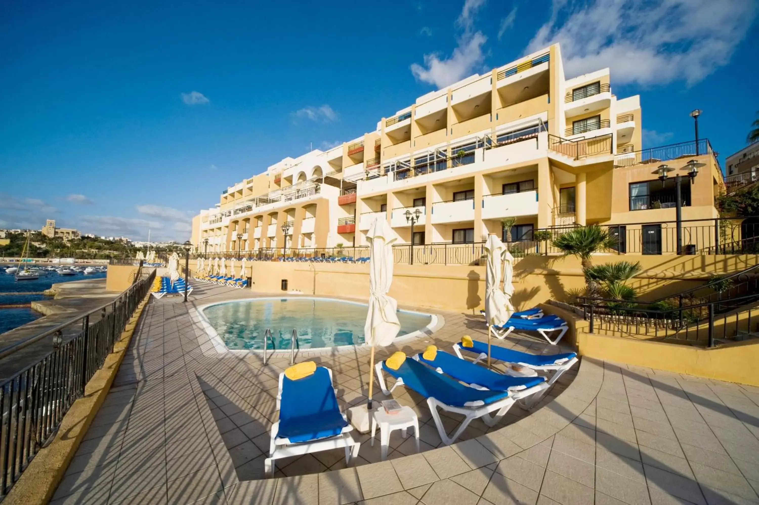 Swimming Pool in Marina Hotel Corinthia Beach Resort Malta