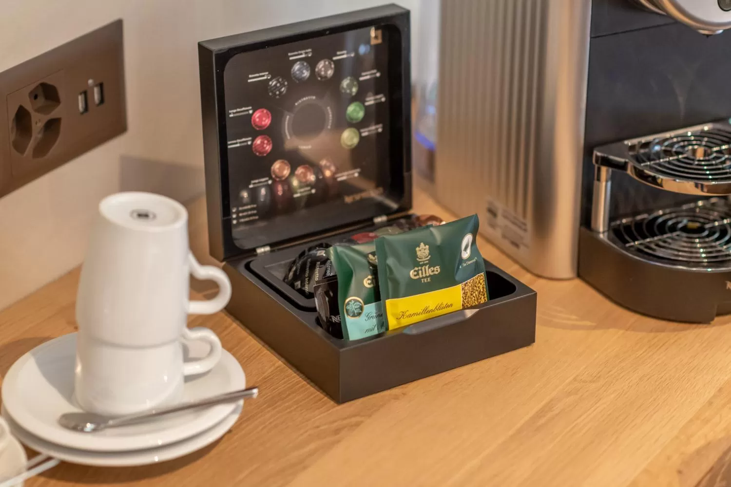 Coffee/tea facilities in Hotel Heimatlodge