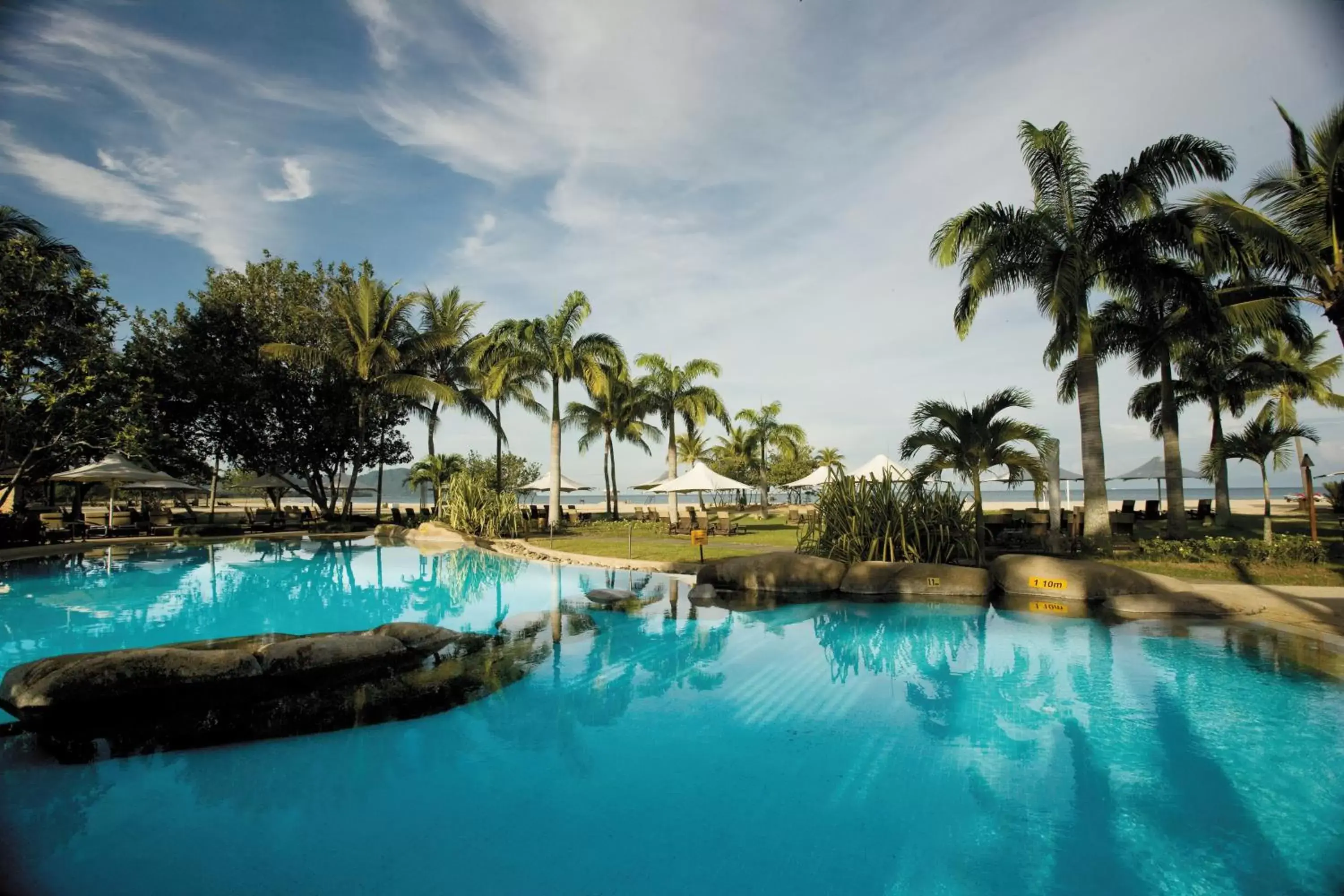 Swimming Pool in Shangri-La Rasa Ria, Kota Kinabalu